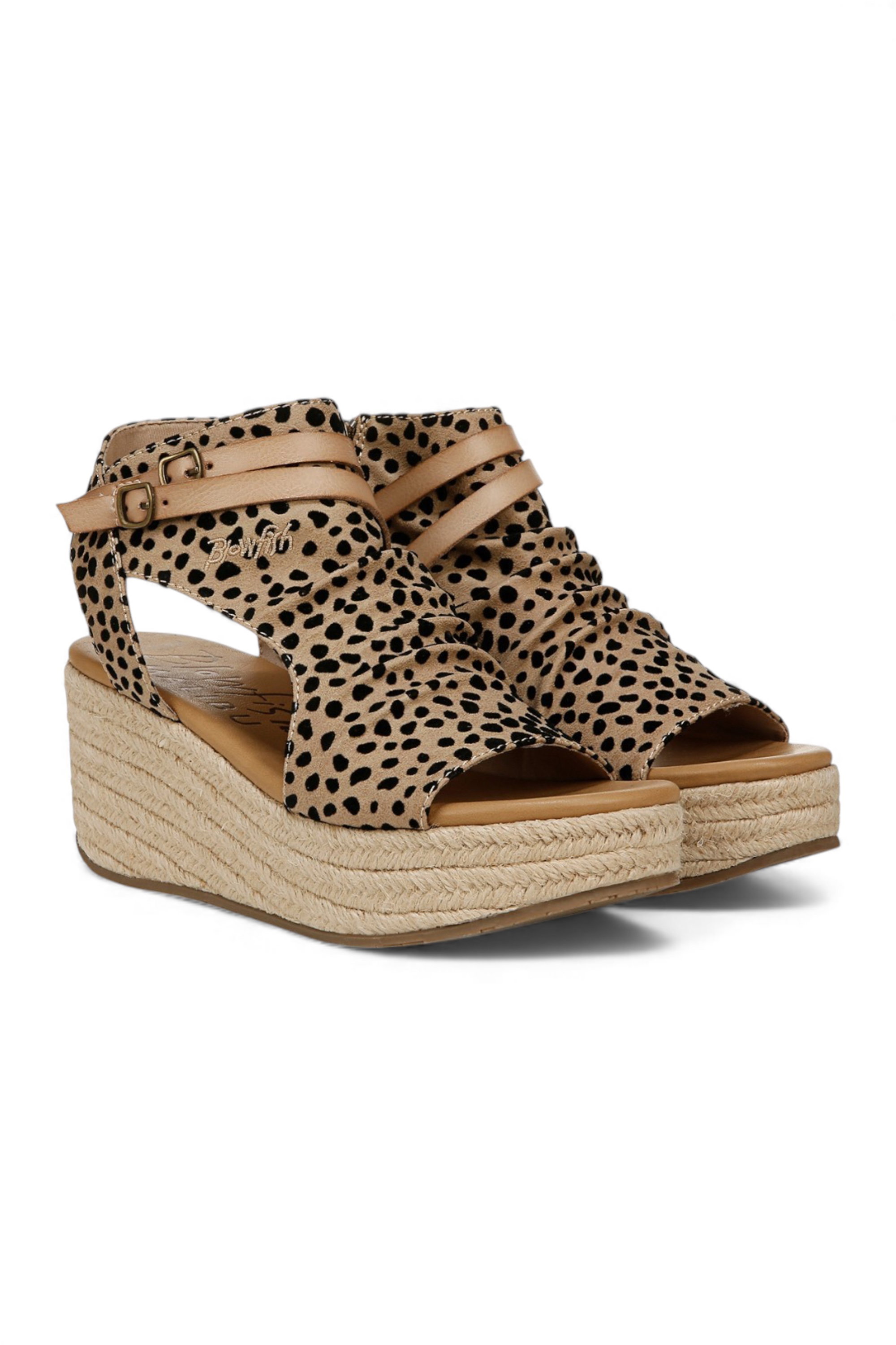 Brown Womens "Lacey-C-Rope" Wedge Sandals, Image 2 of 6