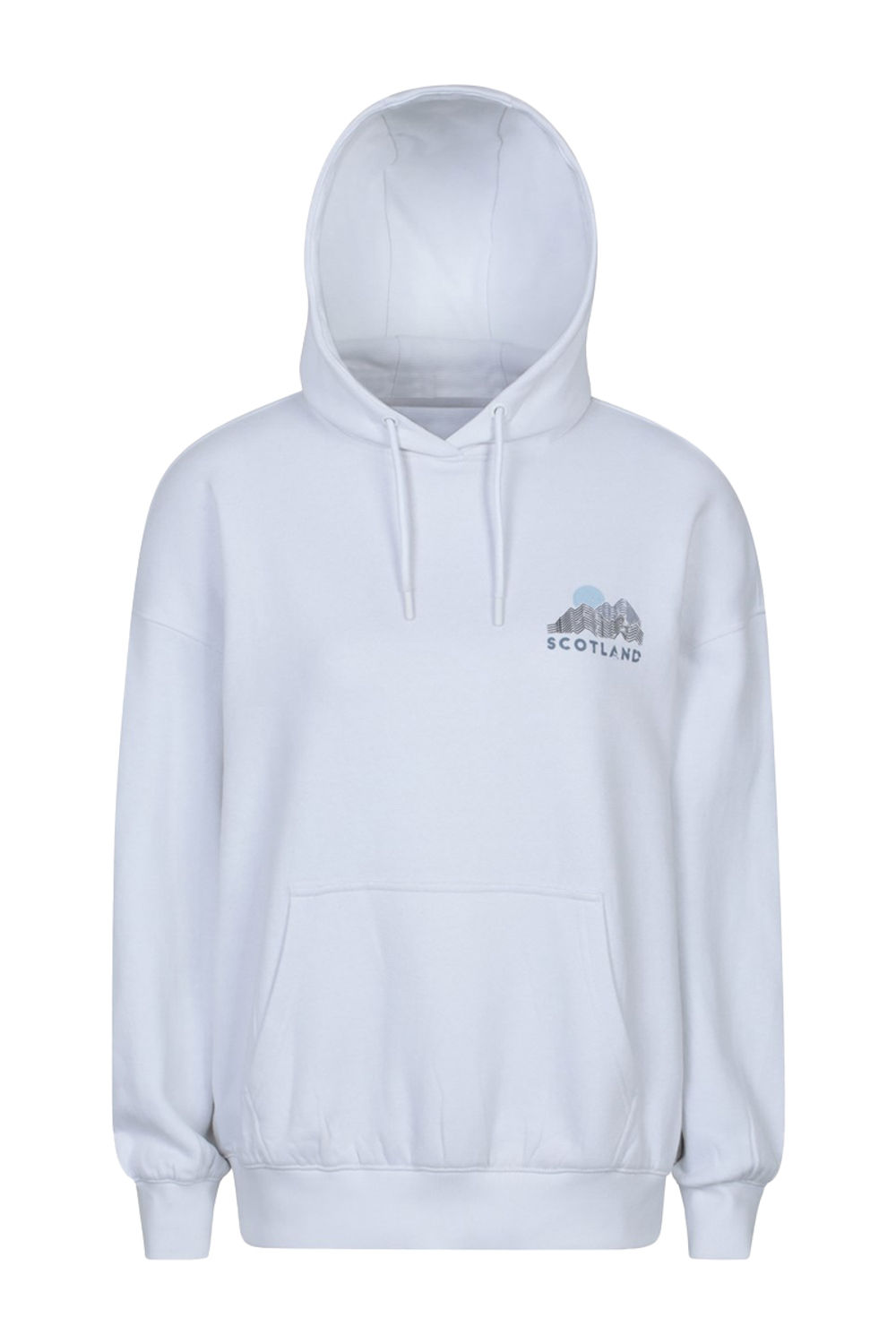 Beige Scotland Graphic Relaxed Fit Hoodie, Image 1 of 5