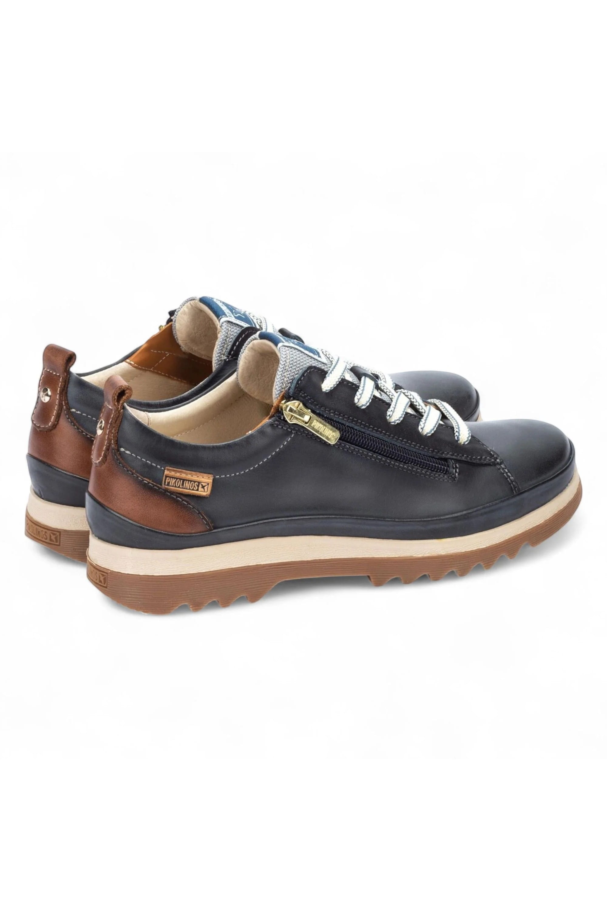 Blue Women’s Laces & Zipper Trainers-W3W-6979, Image 5 of 8