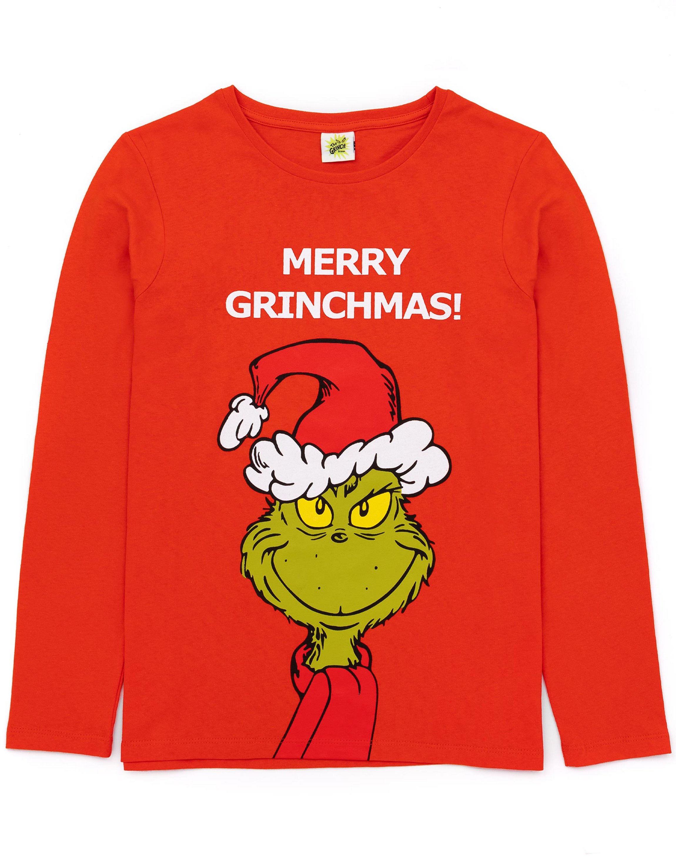 Red The Grinch Matching Family Snug Pyjama Set, Image 4 of 5
