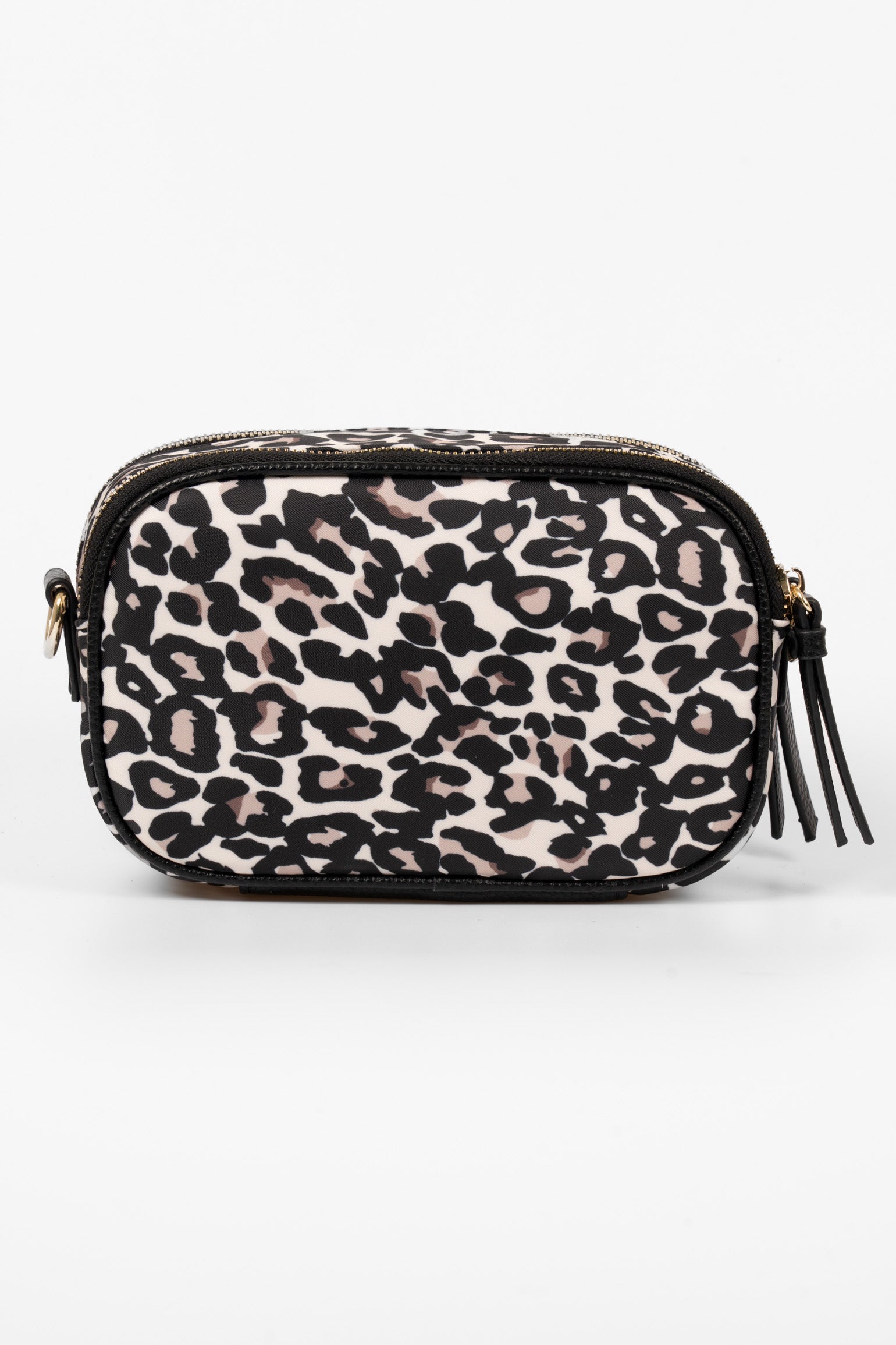 Cream Leopard Crossbody Camera Bag, Image 2 of 2