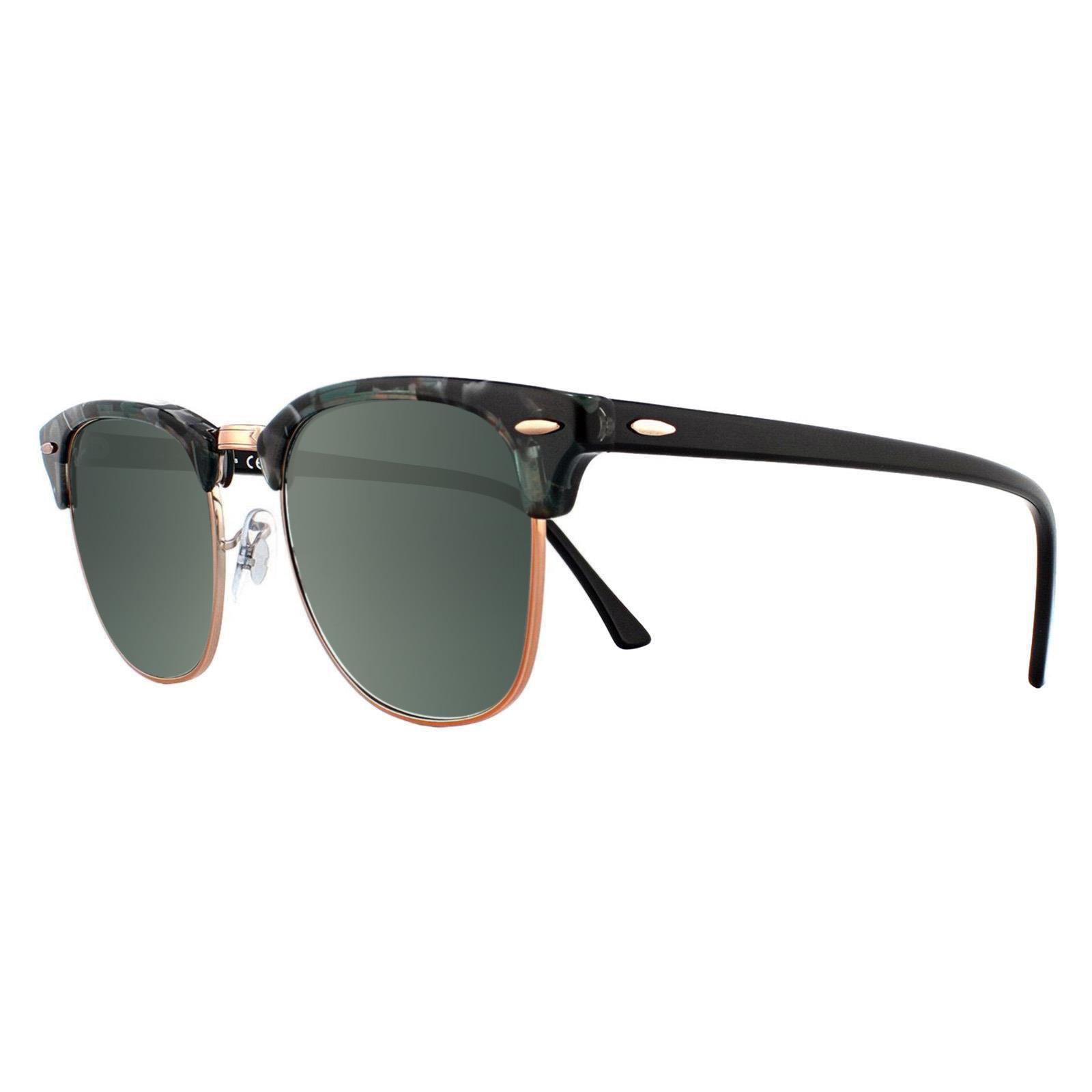 Grey Round Spotted Grey Green Dark Grey Gradient Sunglasses, Image 2 of 6