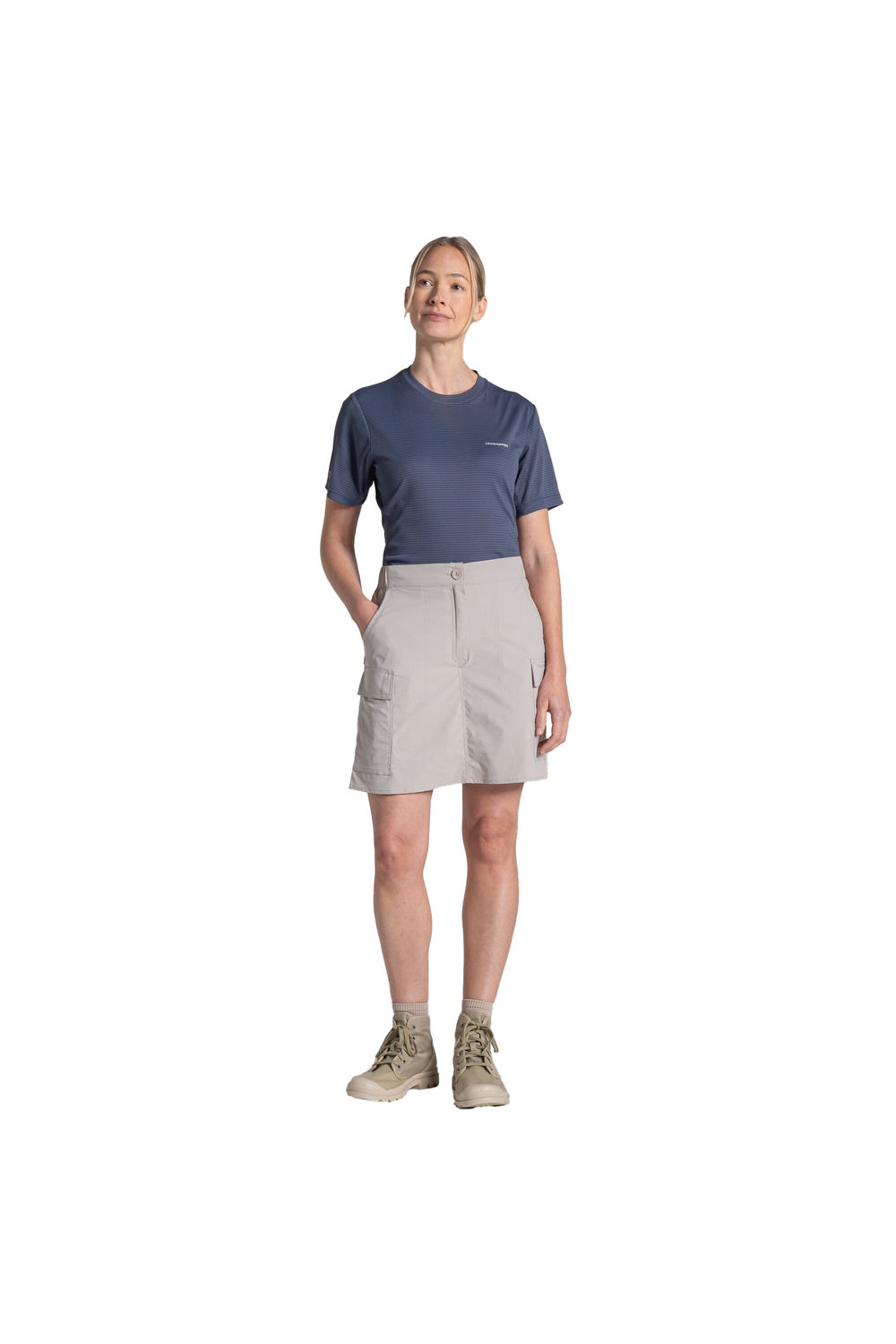Taupe NosiLife Pro Cargo Skirt, Image 5 of 5