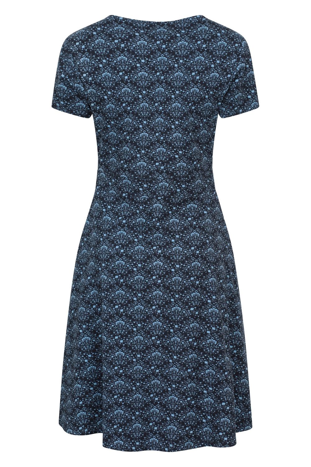 Navy Orchid Floral UV Protection Dress, Image 2 of 4
