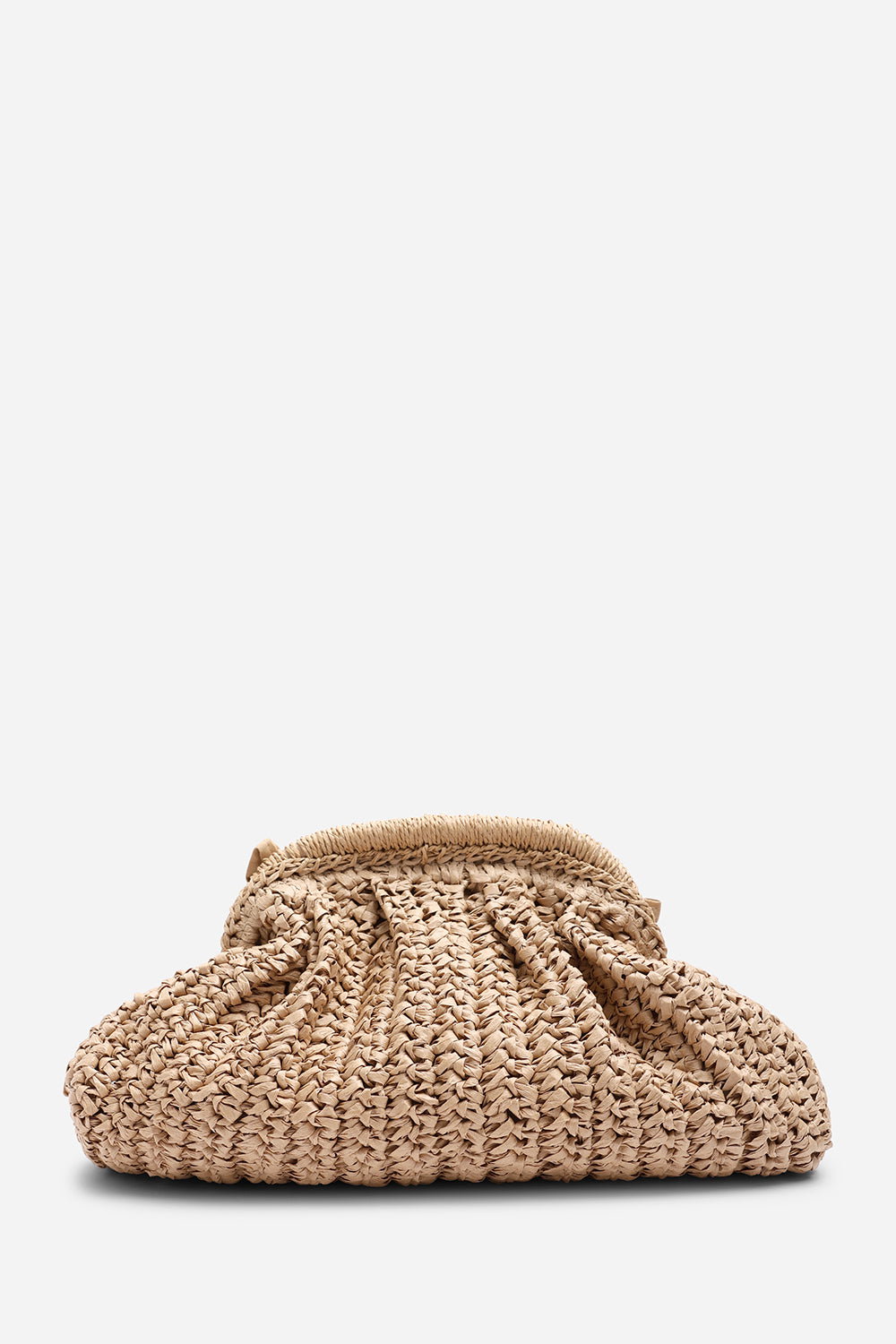 Tan Where's That From Tan Naya Raffia Crochet Clutch, Image 1 of 6