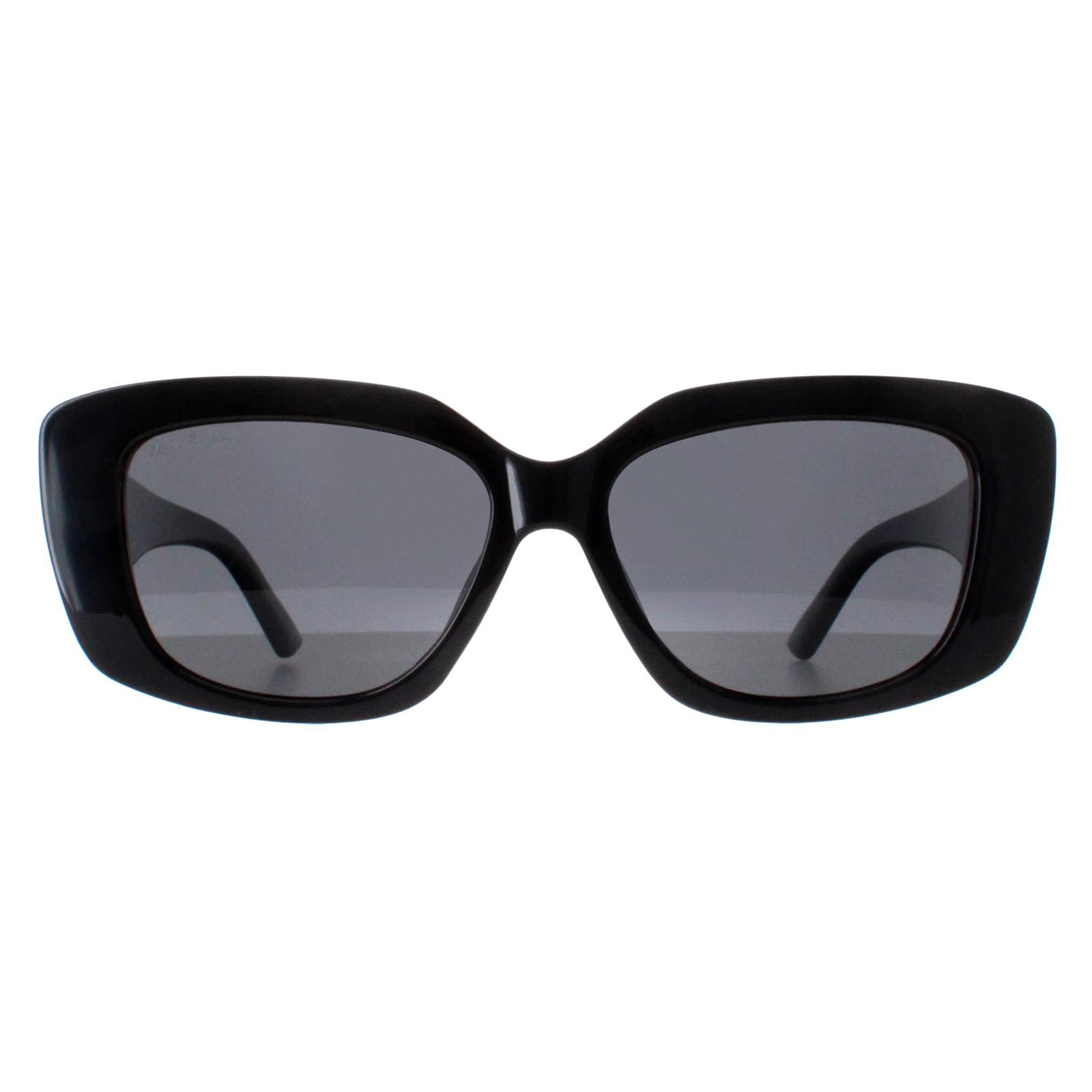 Black Montana Black Rectangle Shiny Black Smoke Polarized MP56, Image 1 of 4