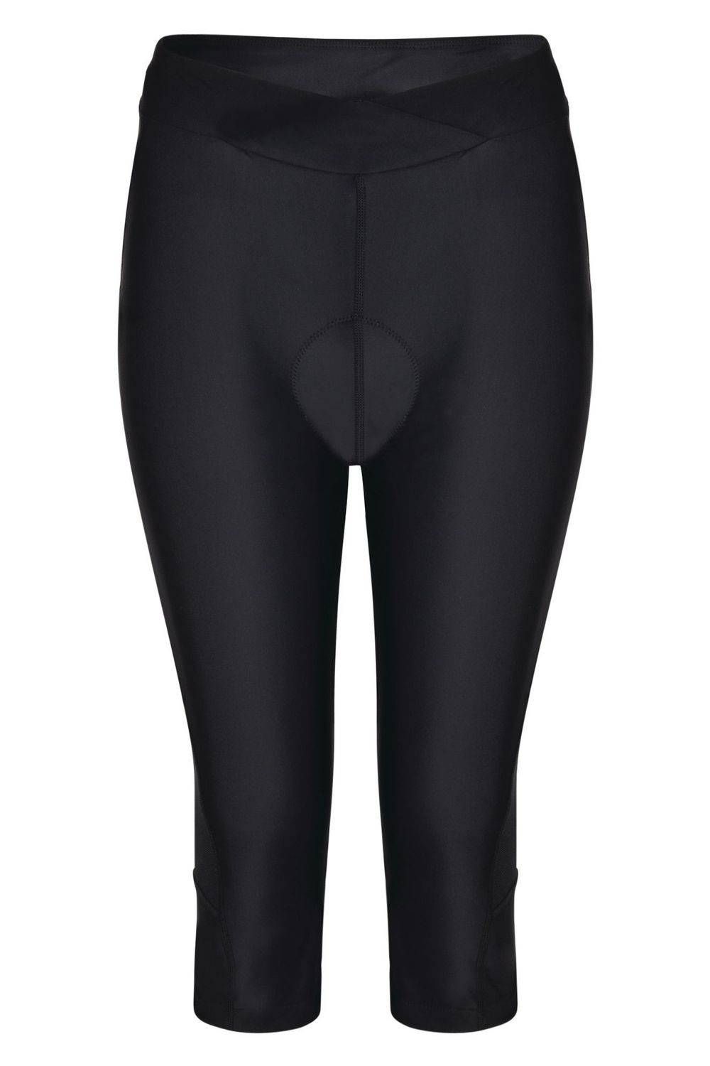 Black Worldly Capri Cycle Leggings