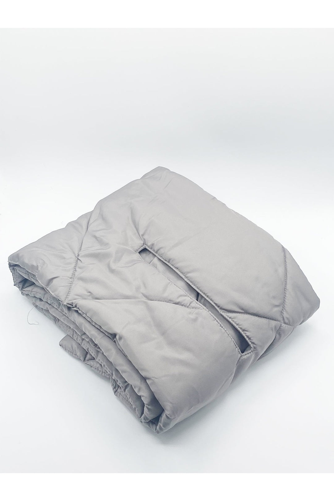 Grey SVNX Grey Puffer Scarf, Image 1 of 4