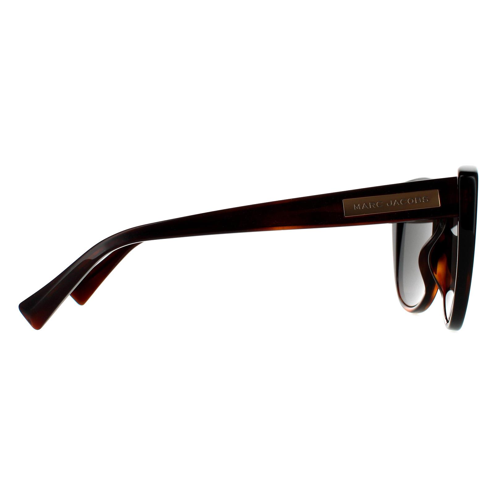 Brown Cat Eye Havana Glitter Grey MARC 421/S Sunglasses, Image 4 of 4