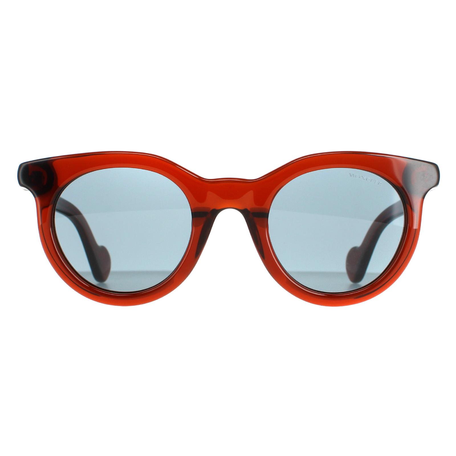 Brown Moncler Brown Round Dark Brown Blue ML0013, Image 1 of 4