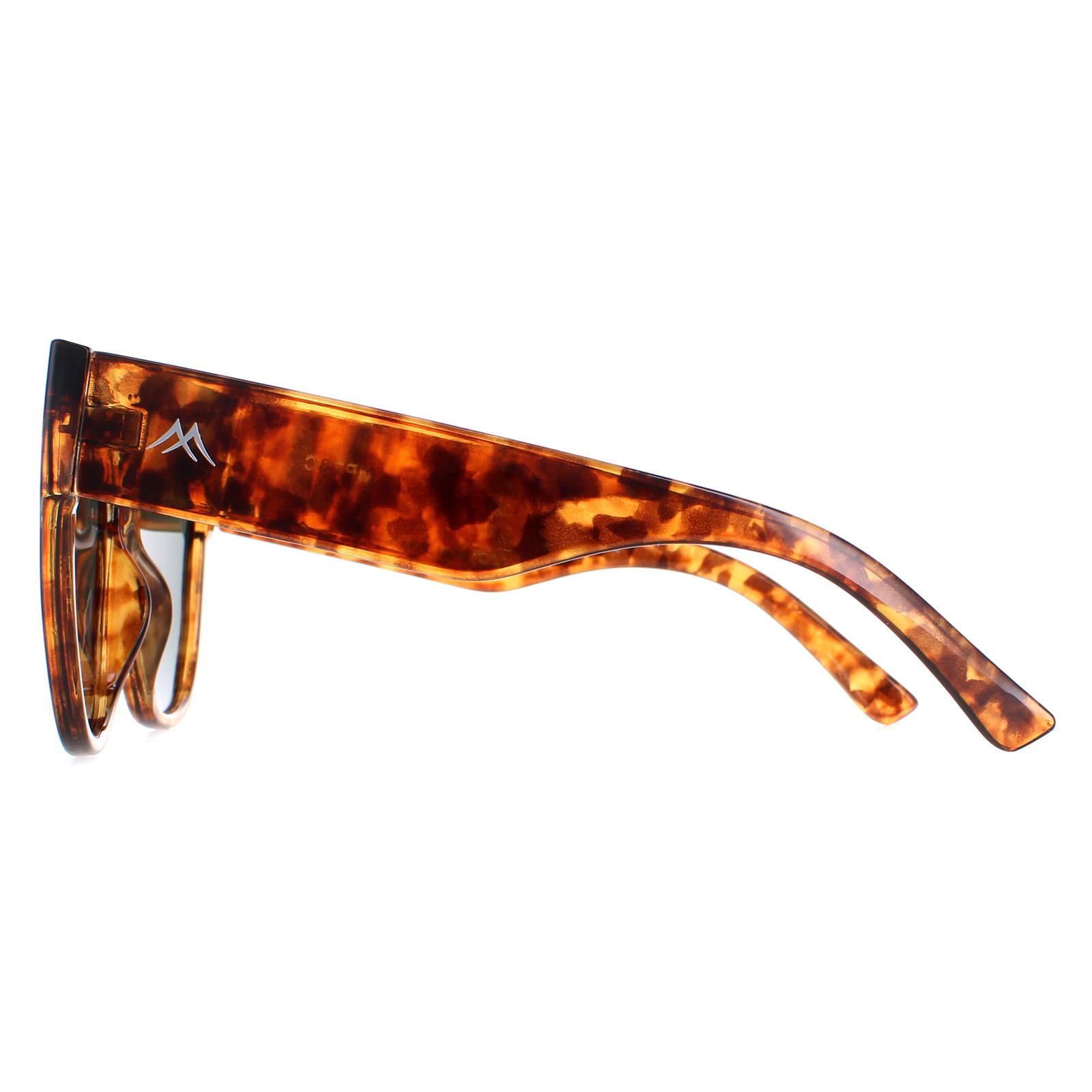 Brown Montana Round Black Grey Sunglasses, Image 3 of 4