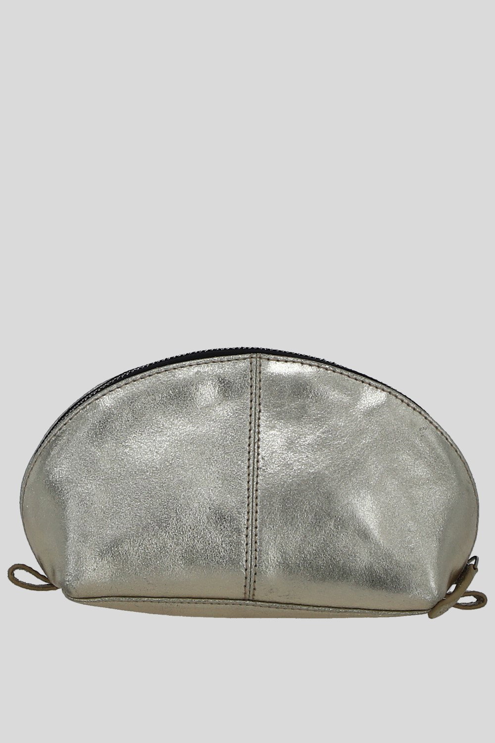 Gold 'Philippa' Real Leather Makeup Bag, Image 3 of 4