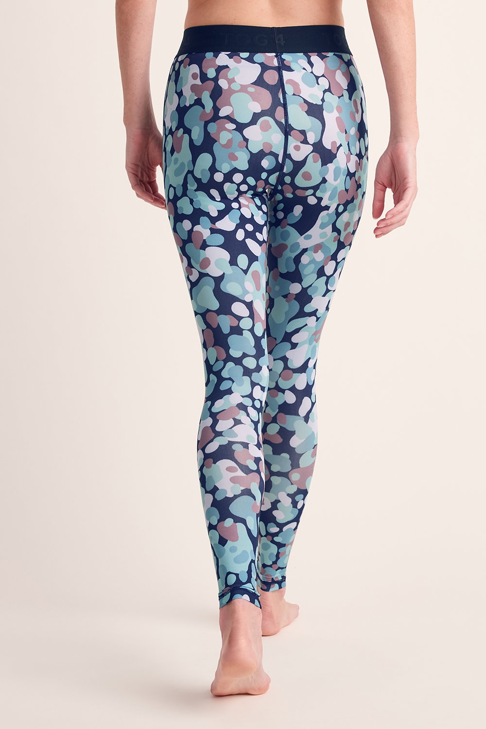 Blue Snowdon Thermal Base Layer Legging, Image 3 of 6