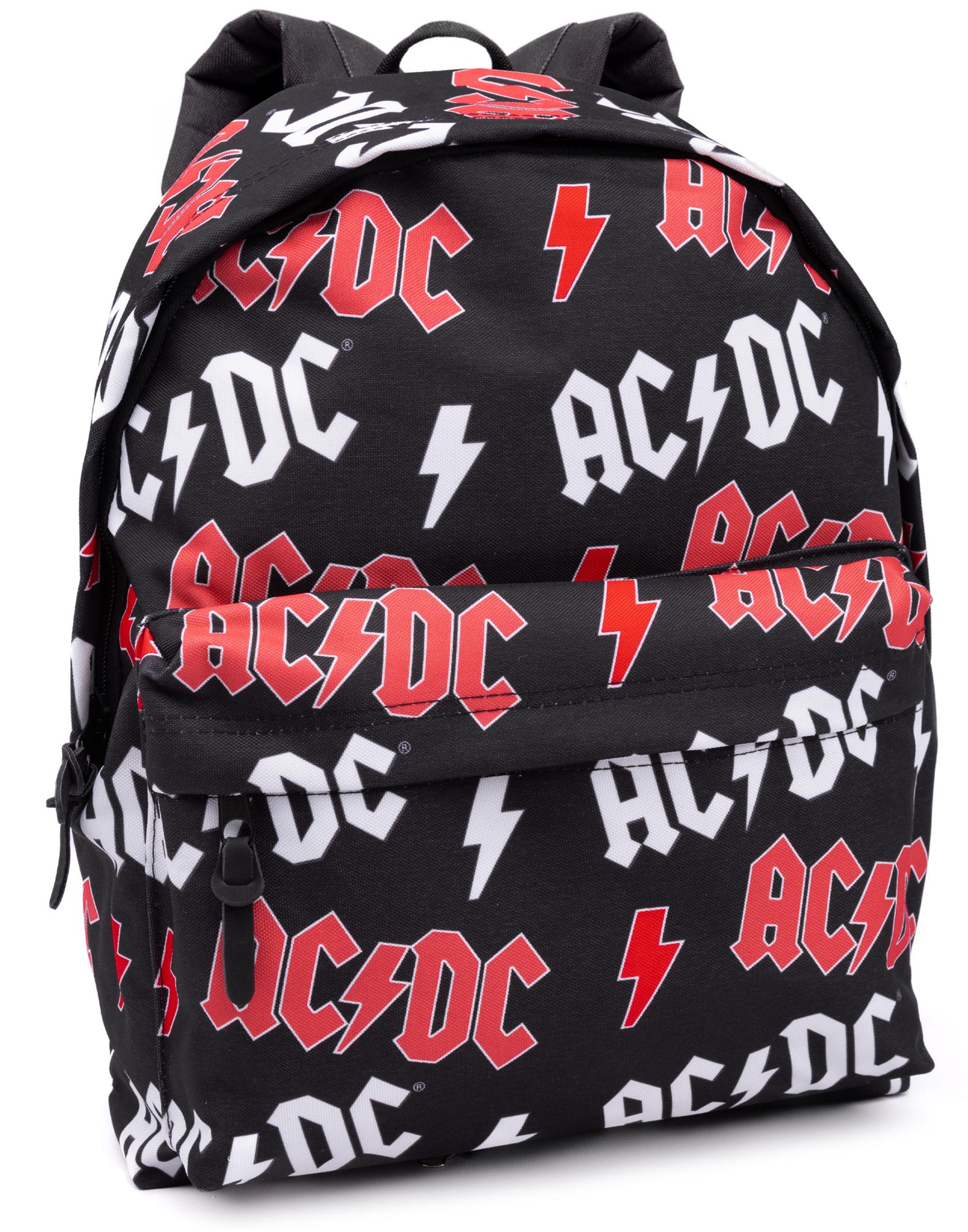 Black AC/DC Black AC/DC Lightening Backpack, Image 1 of 6