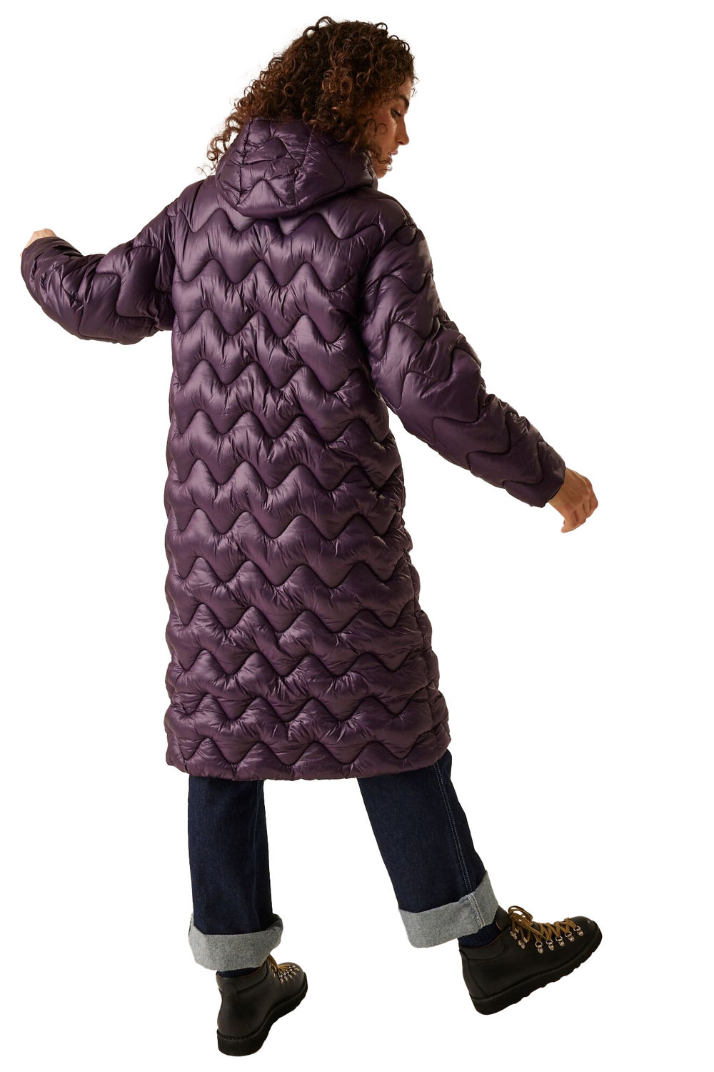 Plum Cambrie II Quilted Jacket, Image 3 of 4