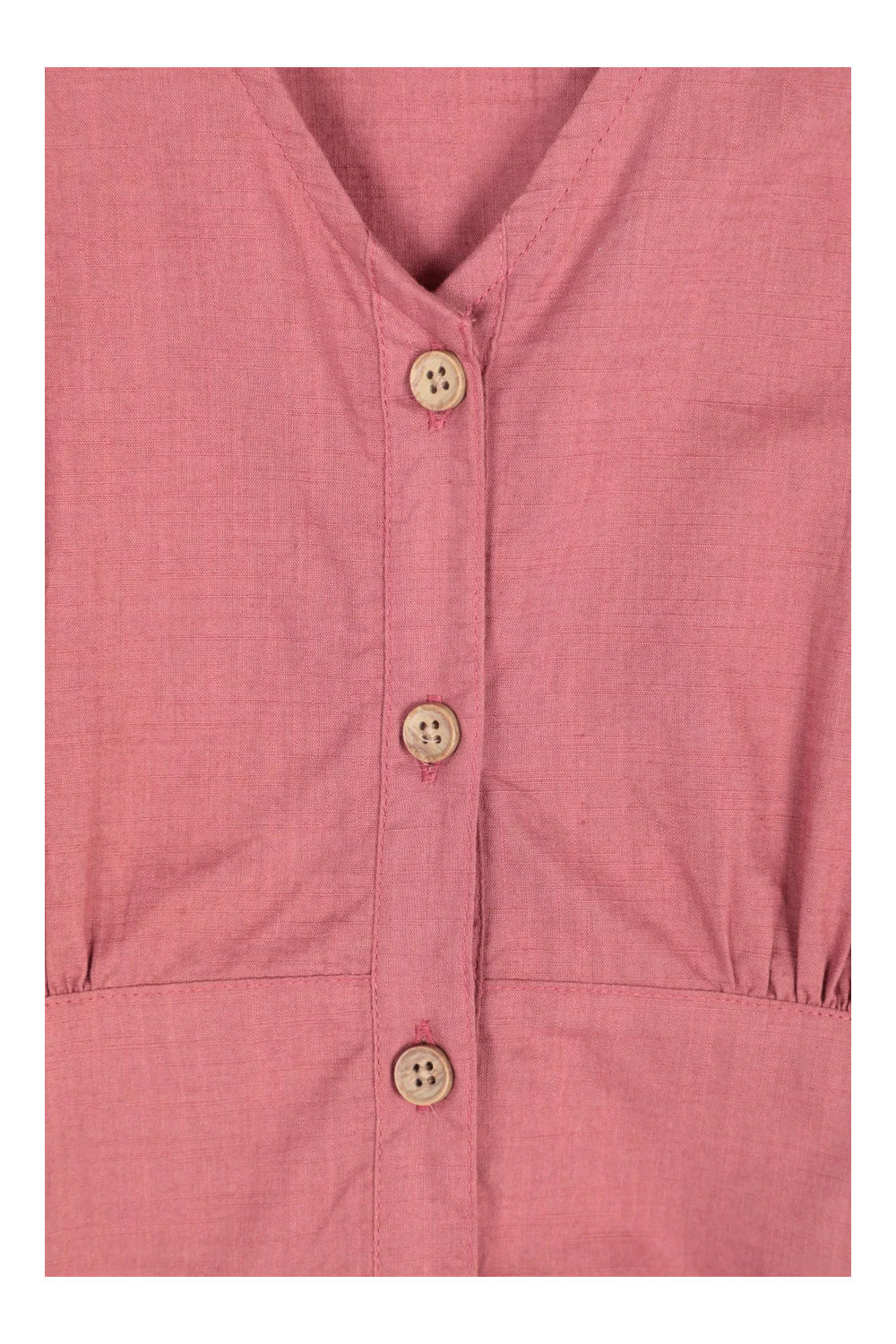 Pink Riviera Button Through Midi Dress, Image 4 of 4