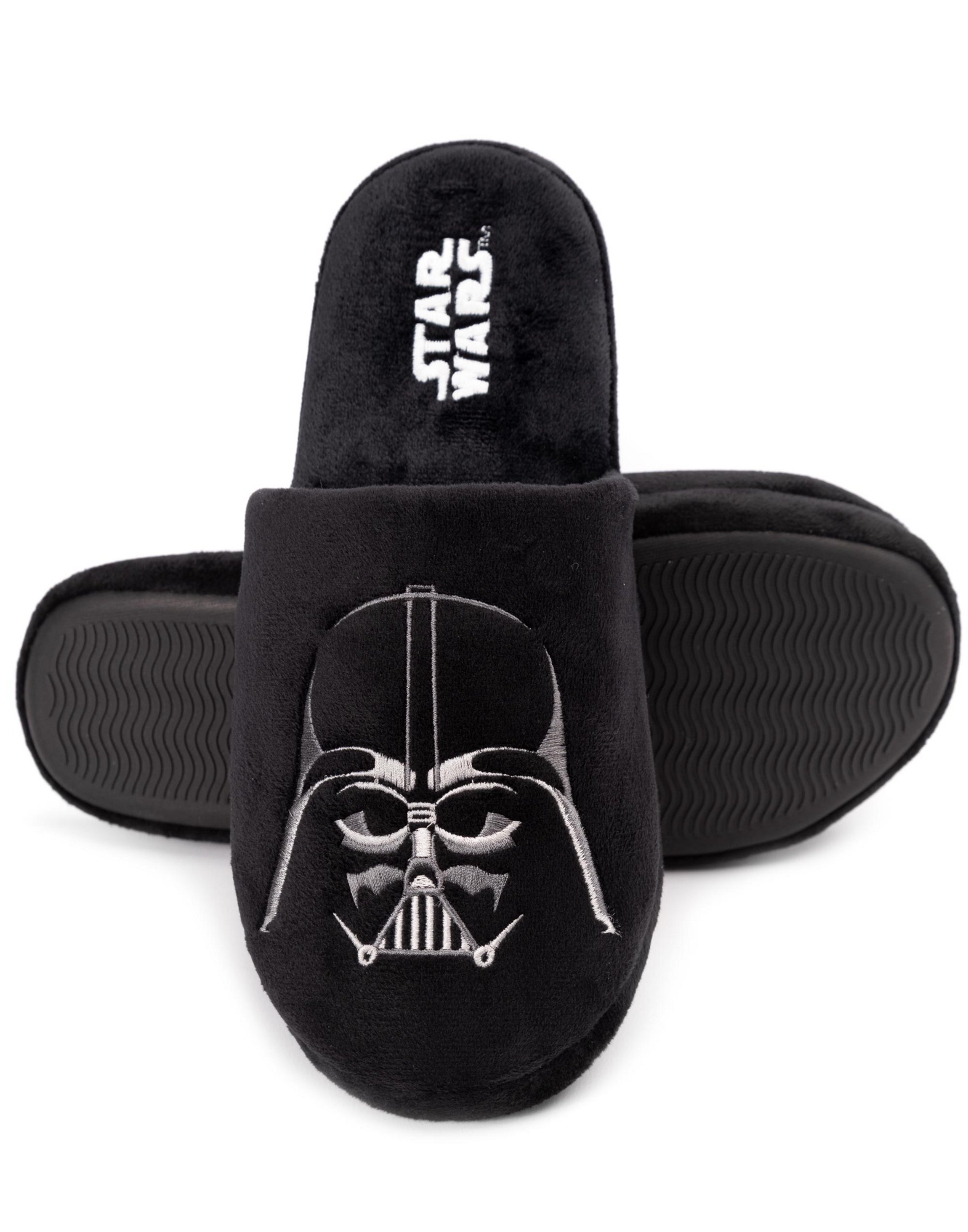 Black Star Wars Darth Vader UK Slippers, Image 2 of 6