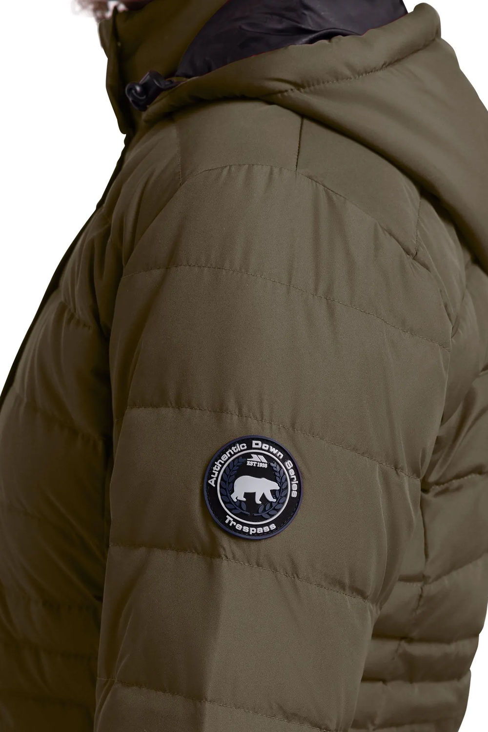 Dark Green Trespass Dark Green Bitsy Down Jacket, Image 4 of 5