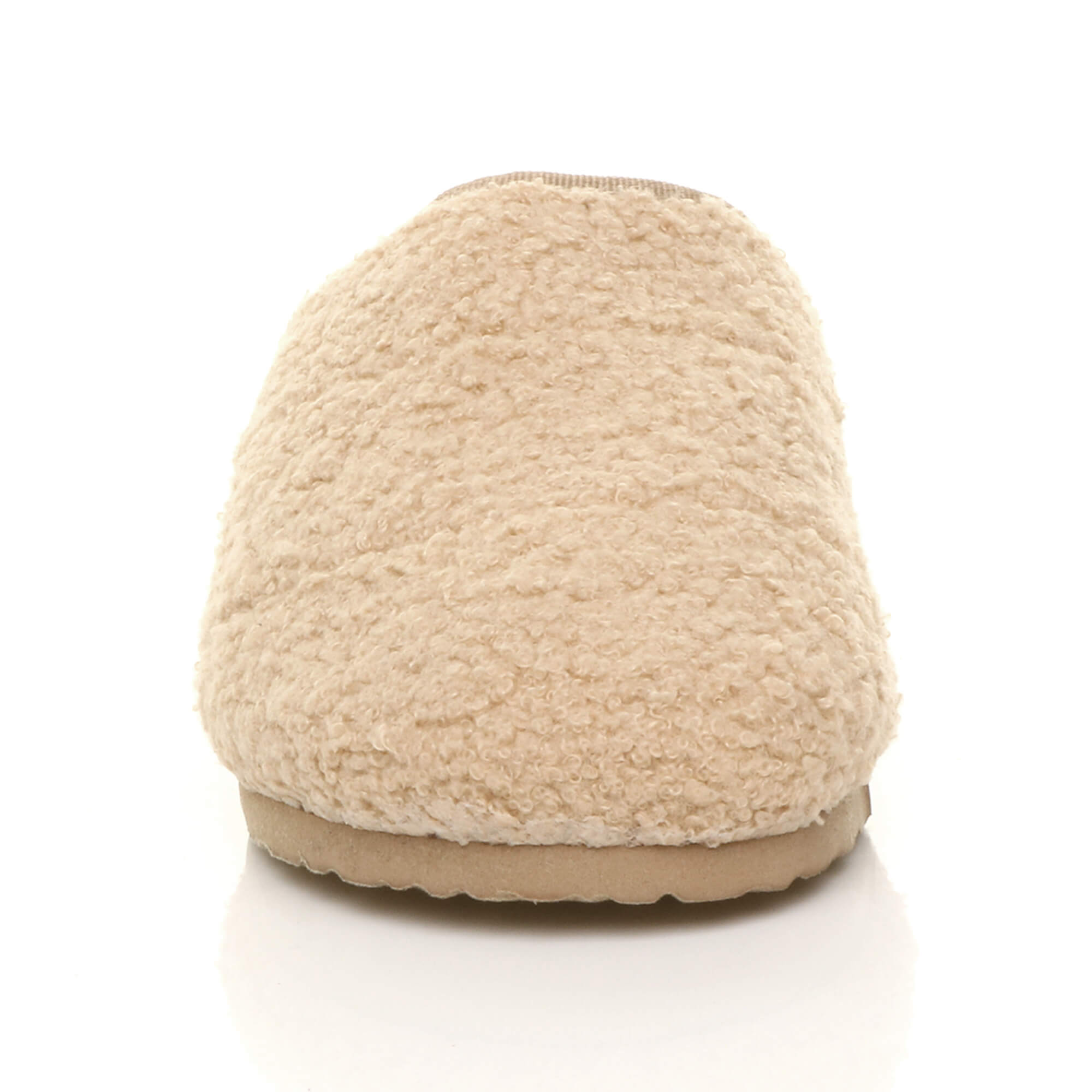 Beige AJVANI Beige Footbed Mules Slippers, Image 6 of 6