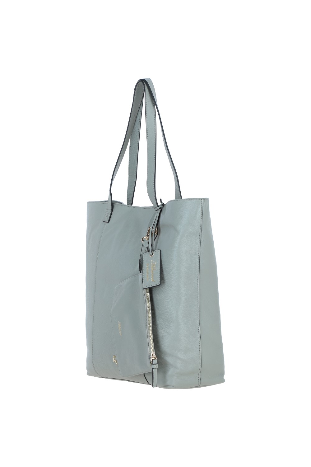 Olive 'Serela' Real Leather Shoulder Bag with Detachable Pouch, Image 2 of 4
