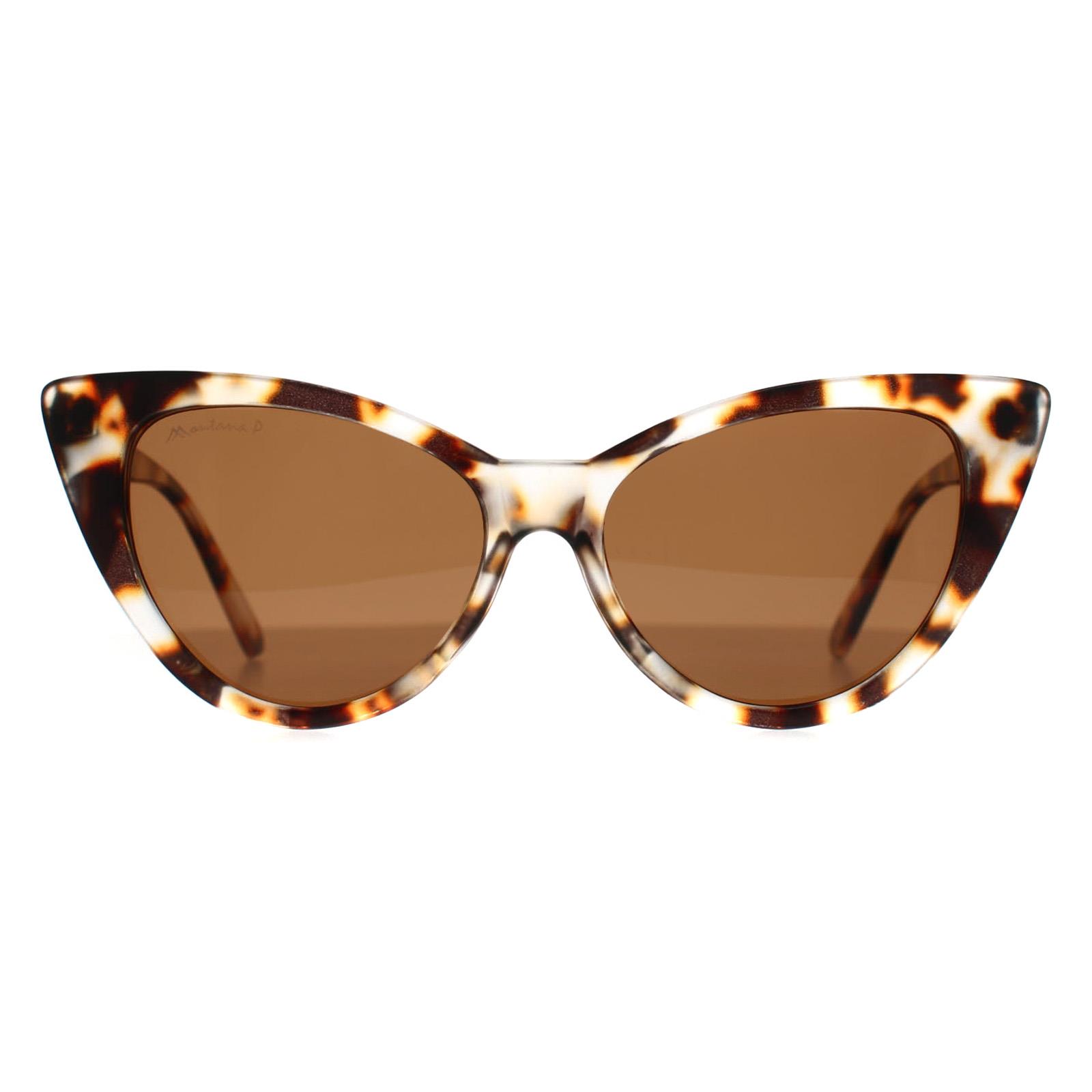 Brown Cat Eye Matte Light Demi Brown Polarized MP71, Image 1 of 3