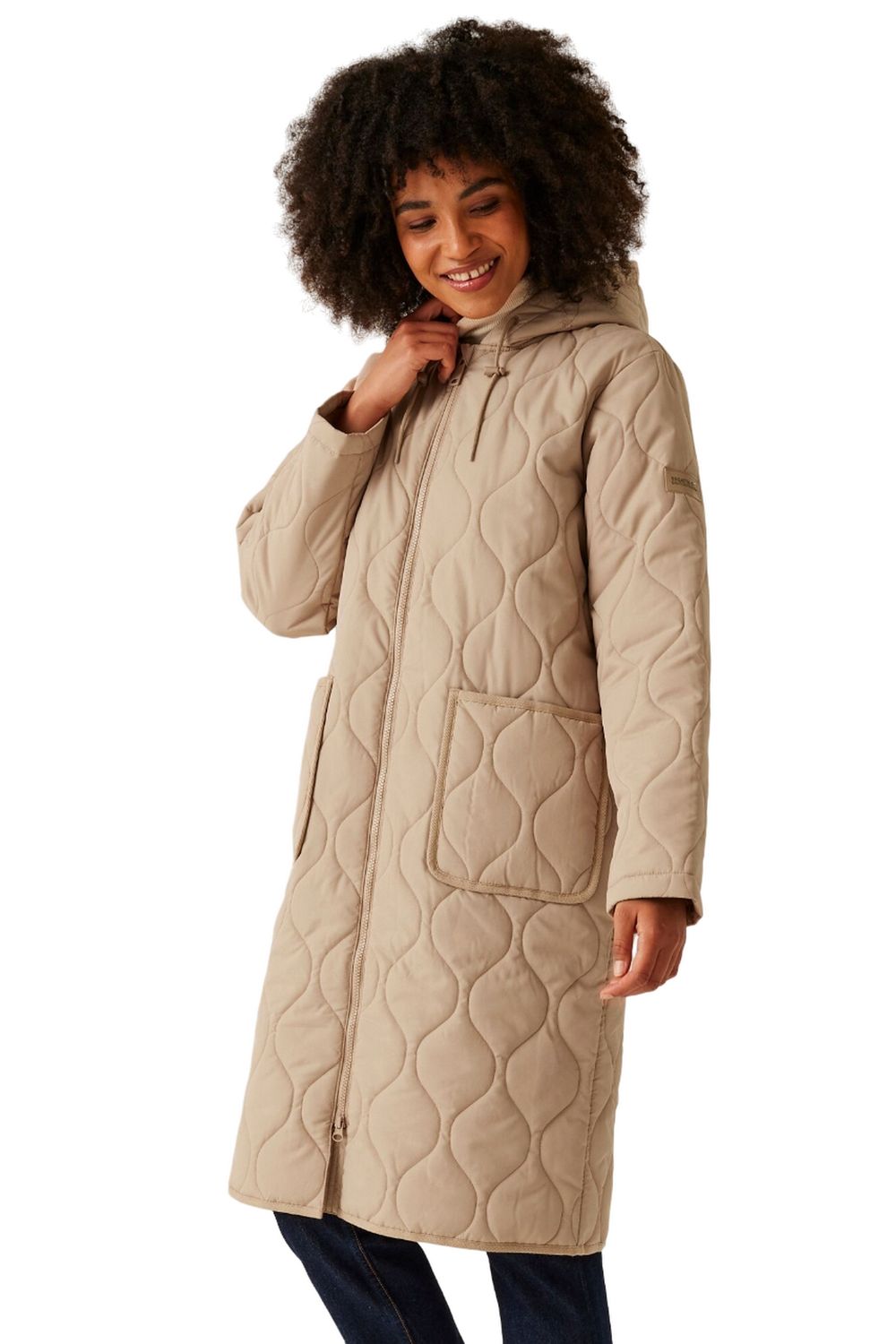 Taupe Regatta Taupe Jaycee II Padded Jacket, Image 4 of 4