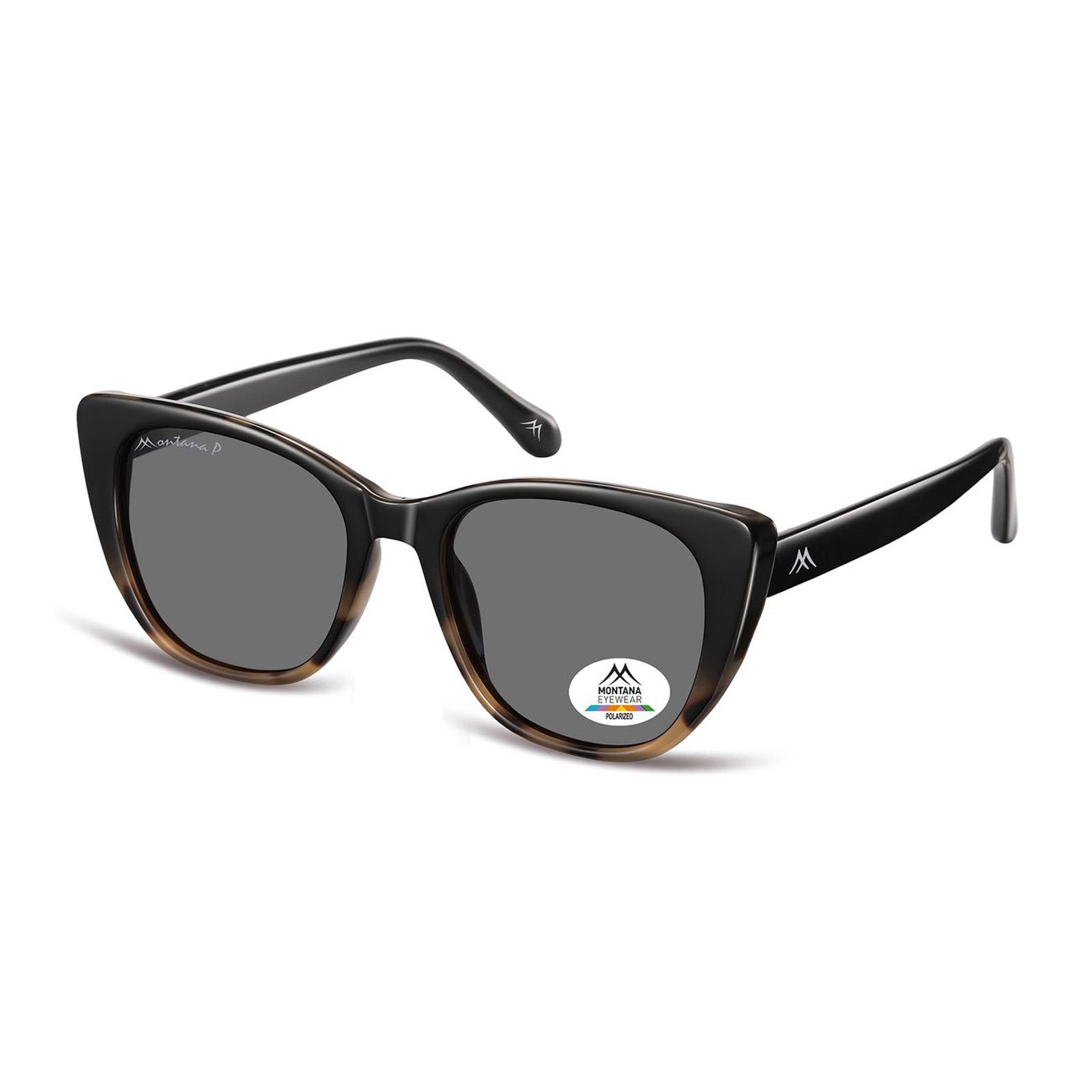Black Cat Eye Tortoise Black Grey Polarized MP173, Image 2 of 3