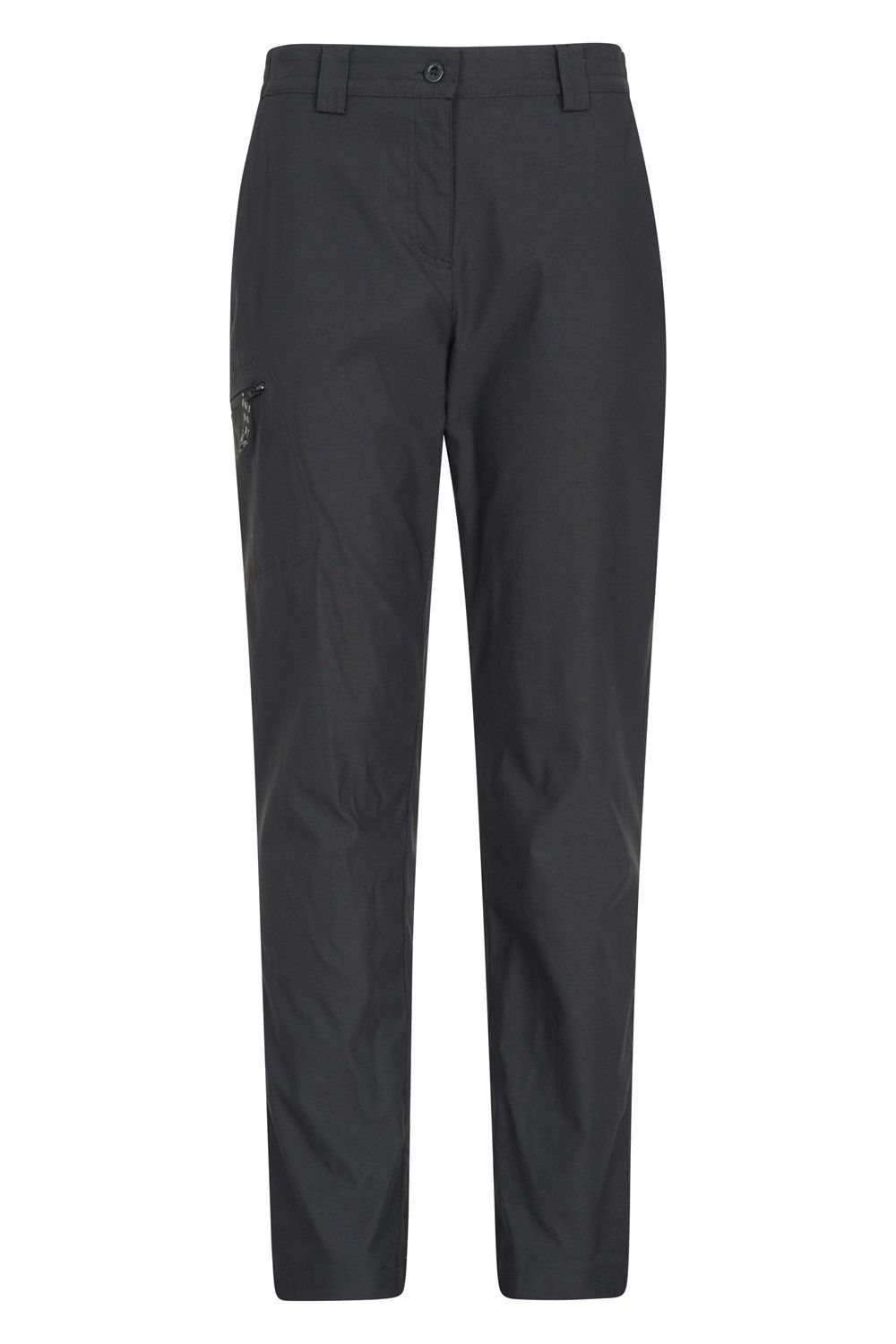 Black Hiker Stretch Short Winter Trousers