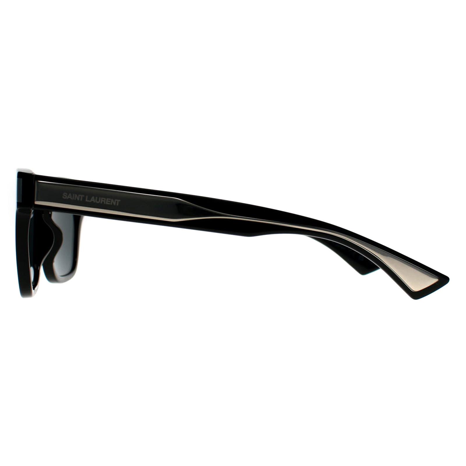 Black Saint Laurent Black Rectangle Black Grey SL 790, Image 3 of 3