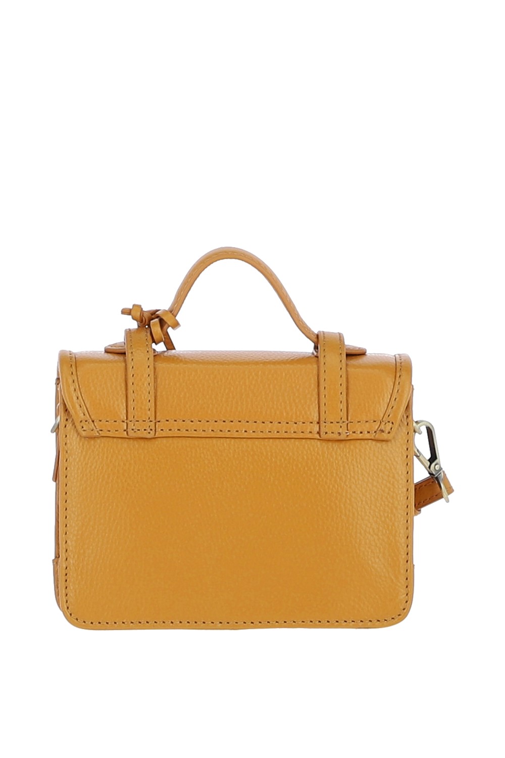 Ochre Ashwood Leather Ochre Stylish Real Leather Small Satchel Bag, Image 3 of 4
