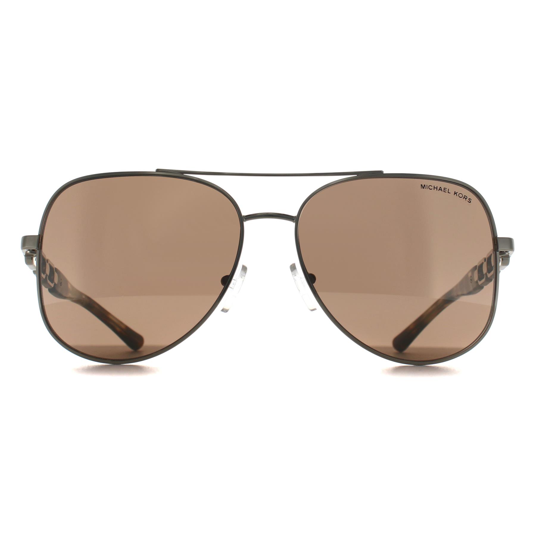 Grey Aviator Light Gold Brown Gold Mirror MK1121 Chianti, Image 1 of 3