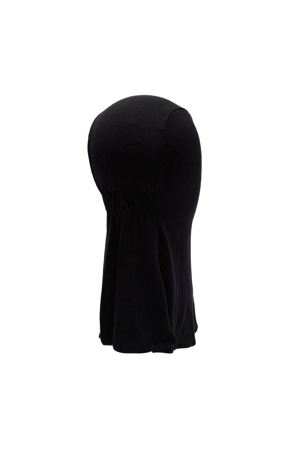 Black Wo Silk Hijab Liner for Hiking, Image 2 of 5