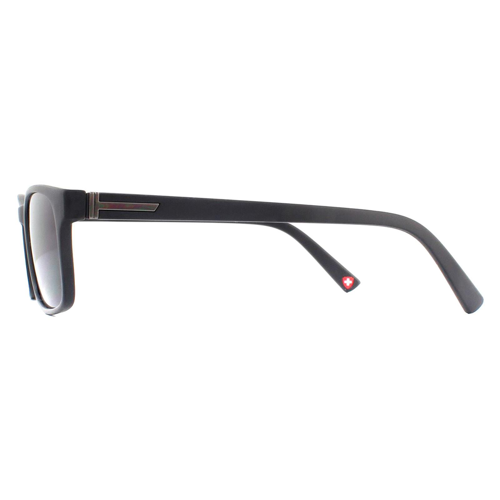 Black Montana Black Rectangle Black Grey Readers +1.50 Sunglasses, Image 3 of 4
