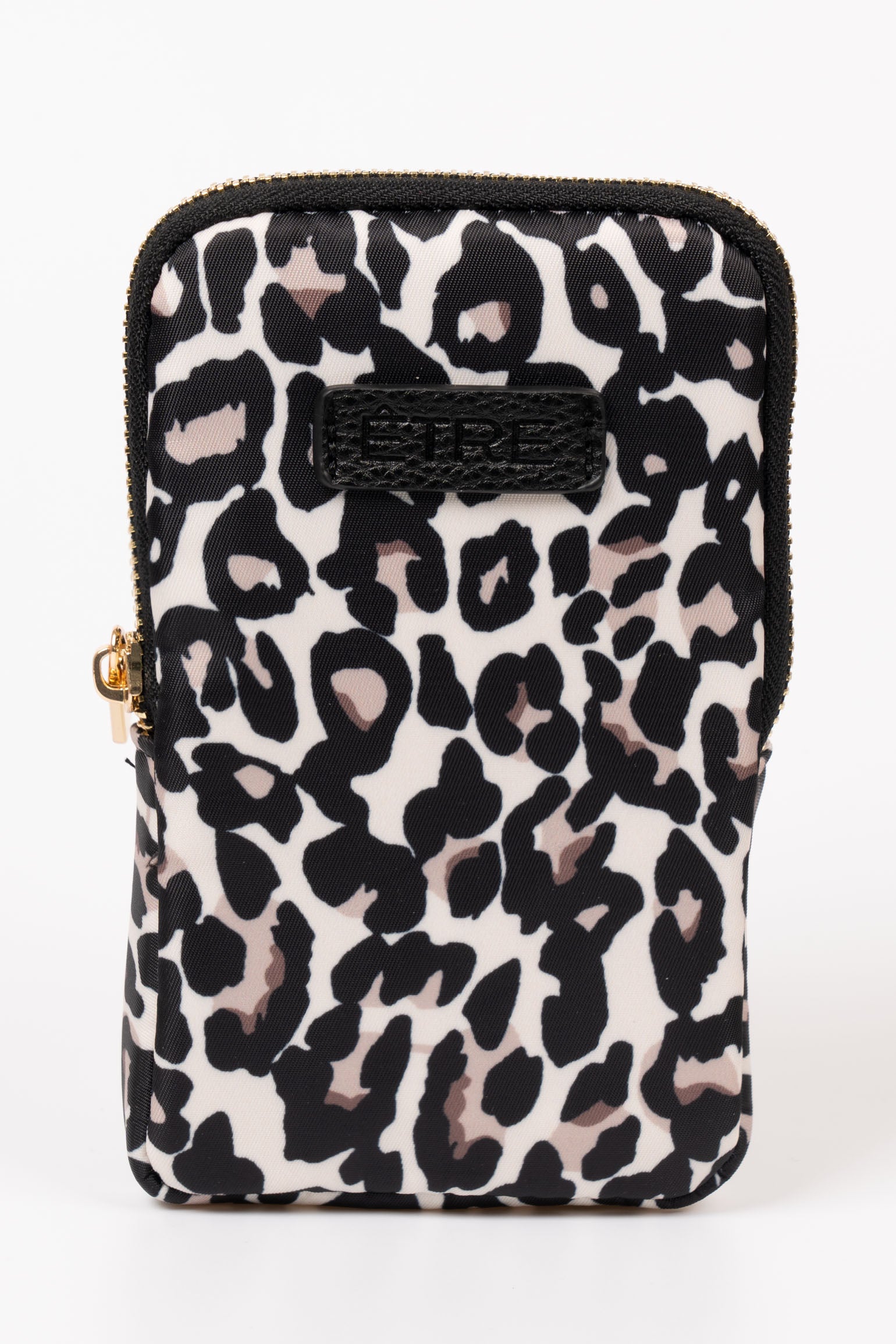 Cream Leopard Print Glasses Case, Image 1 of 1