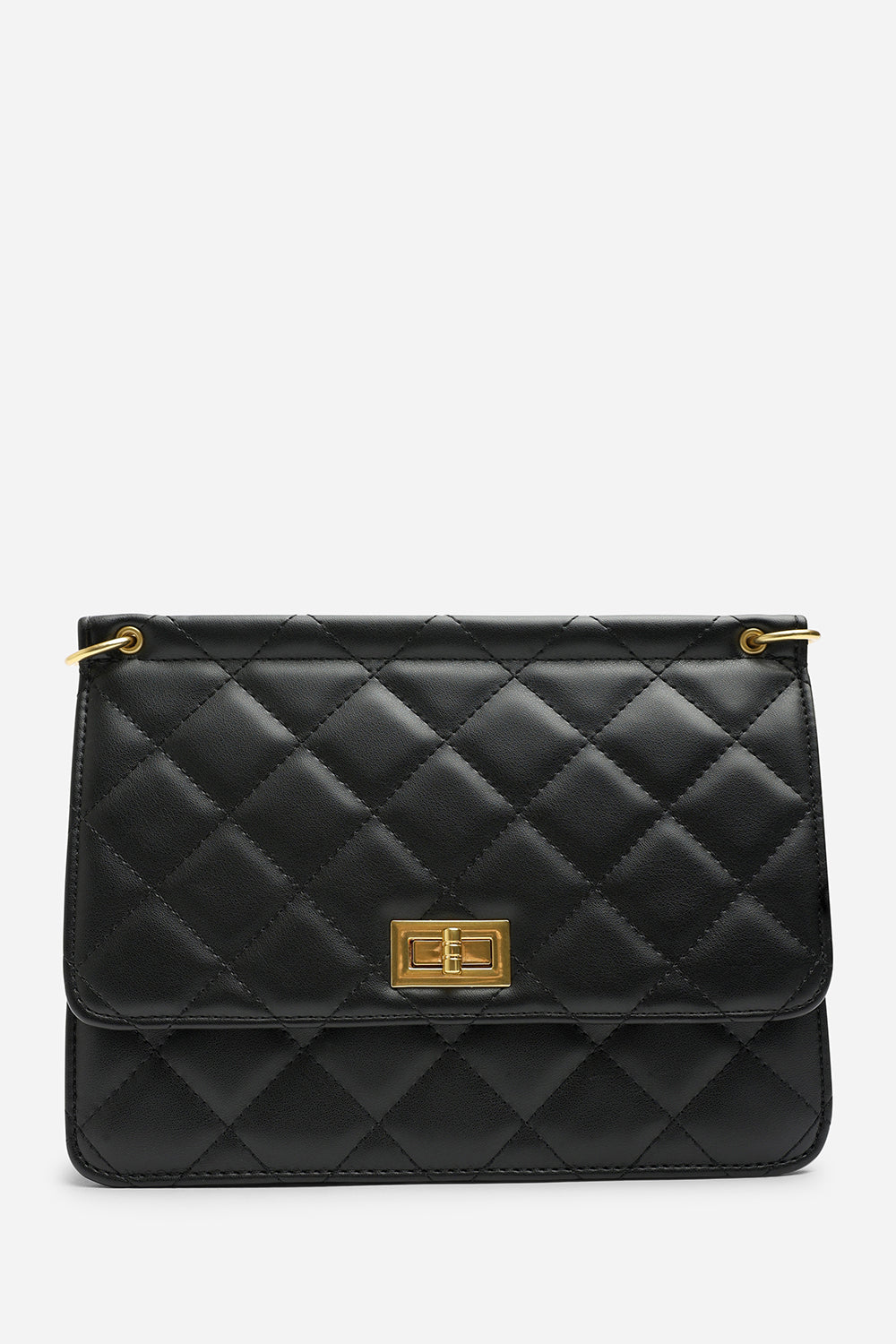 Black Arisbeth Quilted Cross Body Shoulder Bag, Image 3 of 6