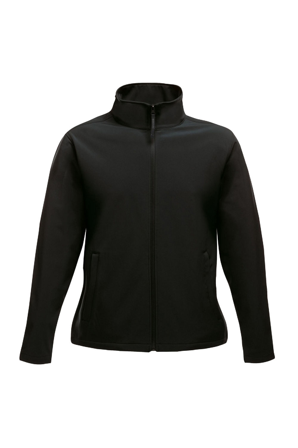 Black Printable Soft Shell Jacket, Image 2 of 4