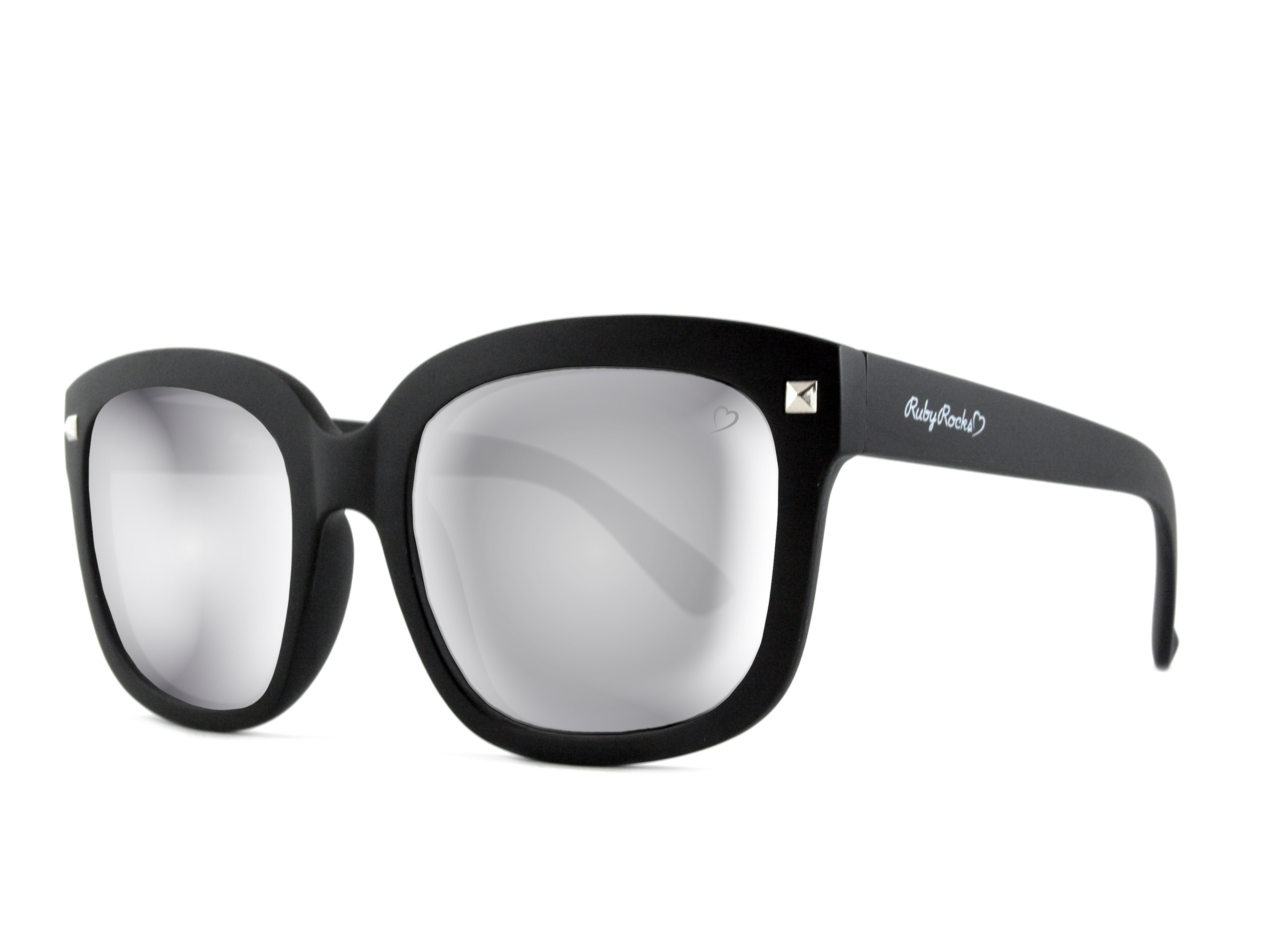 Black Ruby Rocks Rome Original Black Frame Sunglasses, Image 1 of 2