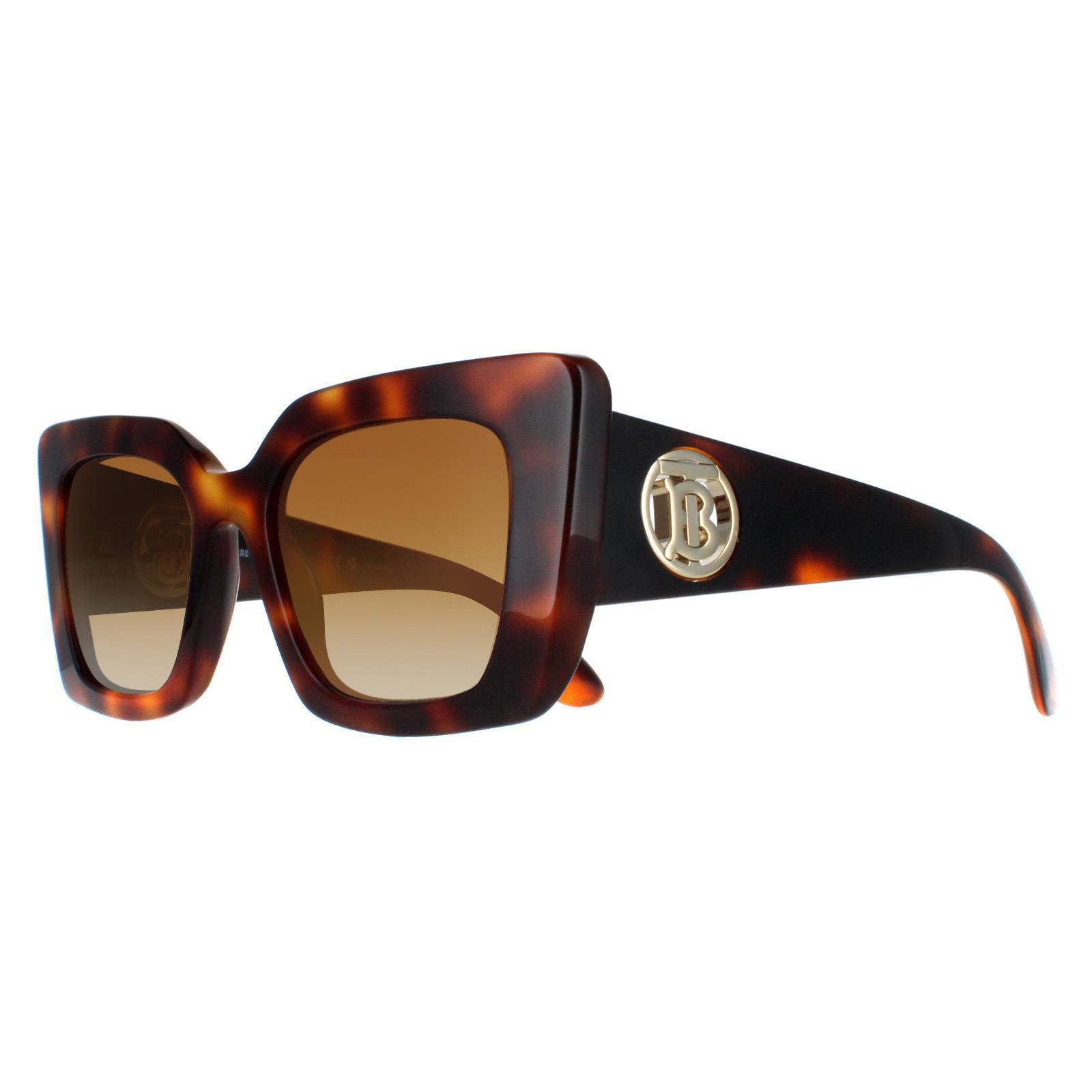 Brown Cat Eye Light Havana Brown Gradient Polarized BE4344 Daisy, Image 2 of 3