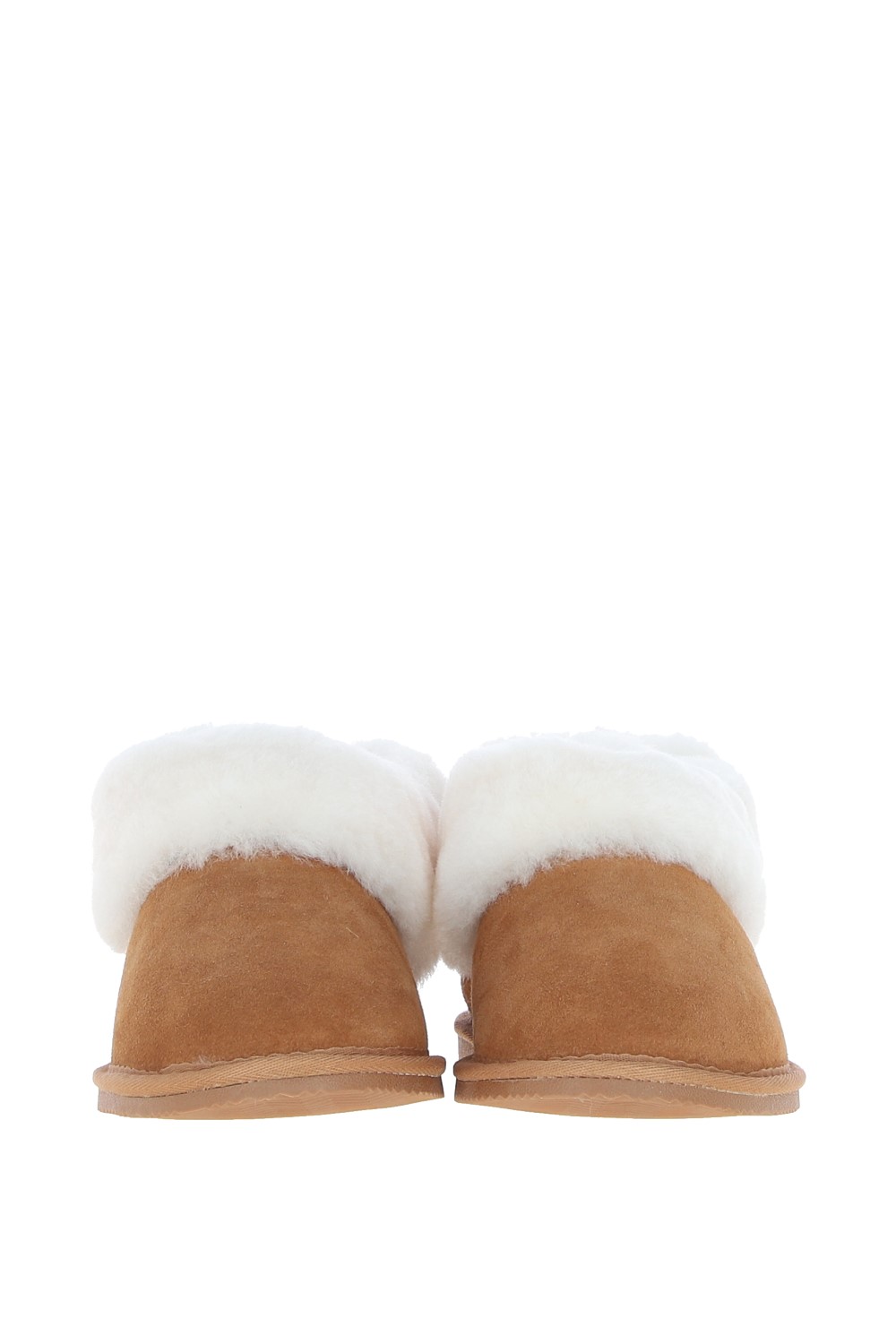 Tan Fenland England Tan Real Sheepskin Booties, Image 3 of 5