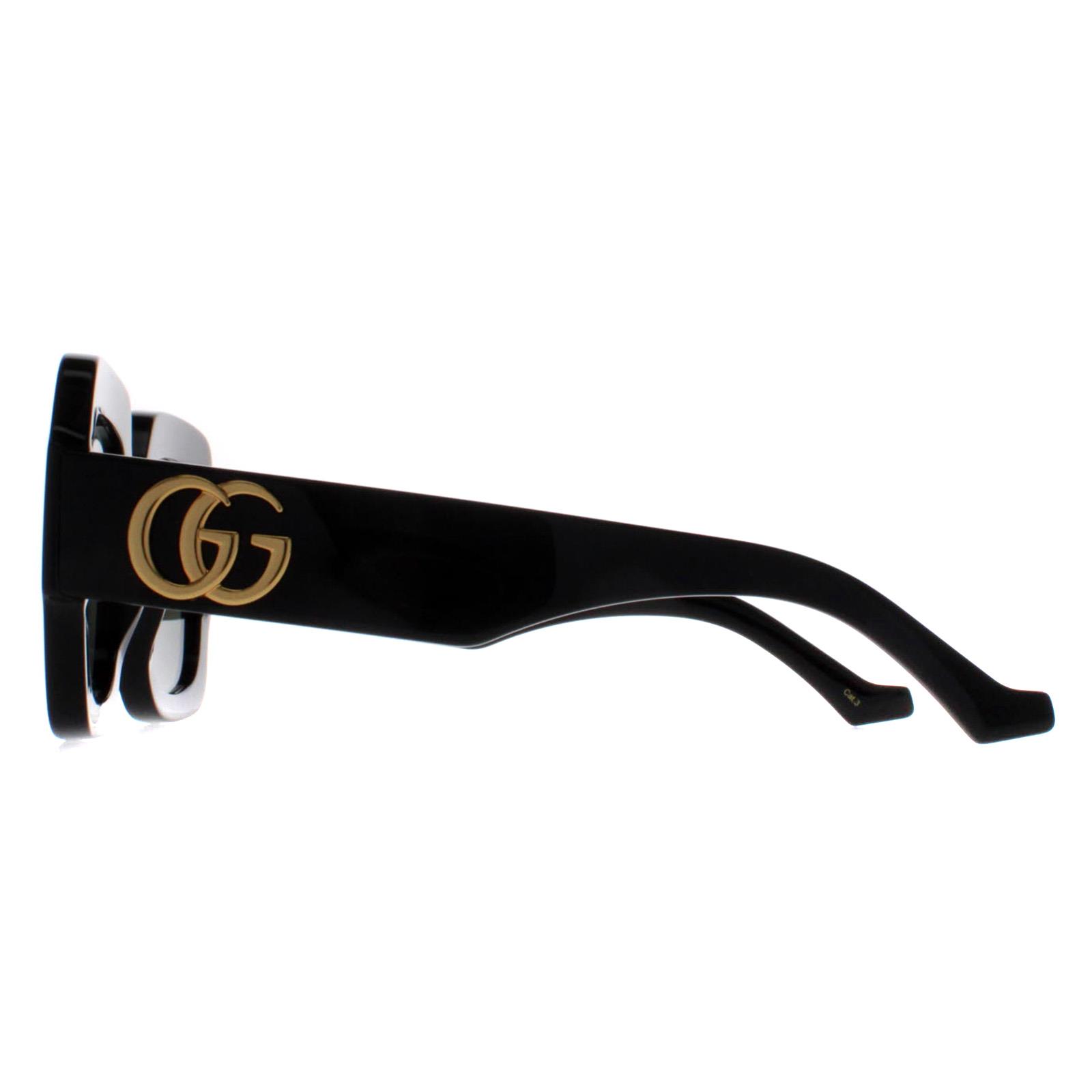 Black Gucci Black Square Black Grey GG1547S, Image 3 of 4