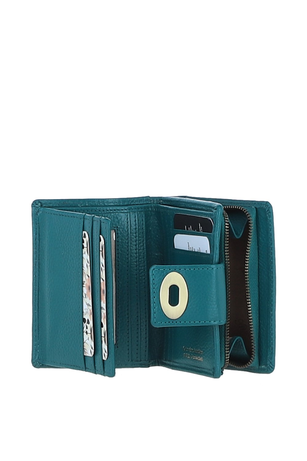 Green Elegant Real Leather Purse, Image 3 of 4