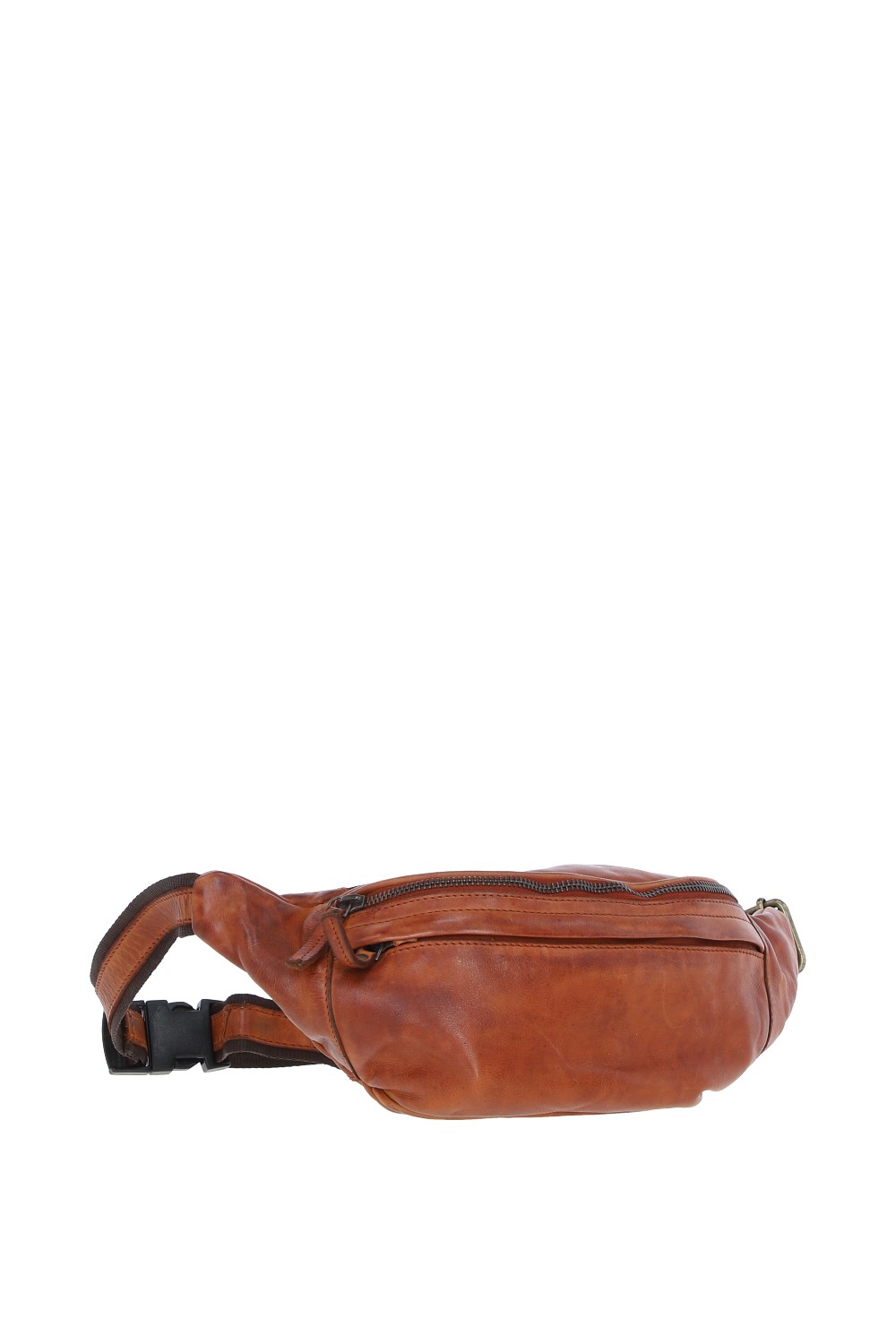Tan Real Leather Unisex Bum Bag, Image 2 of 5