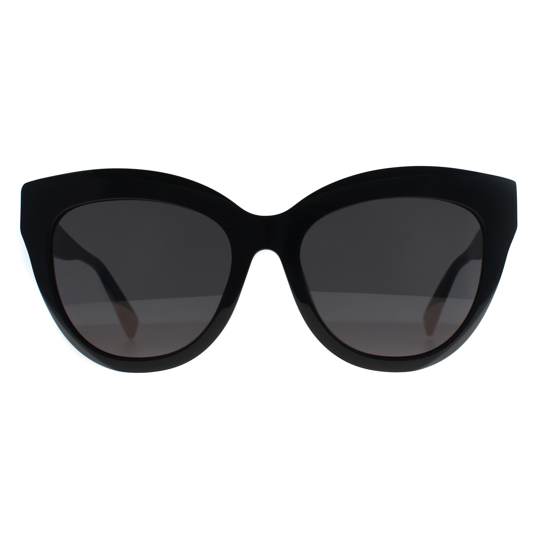 Black Cat Eye Shiny Black Smoke Dark Grey SFU780, Image 1 of 3
