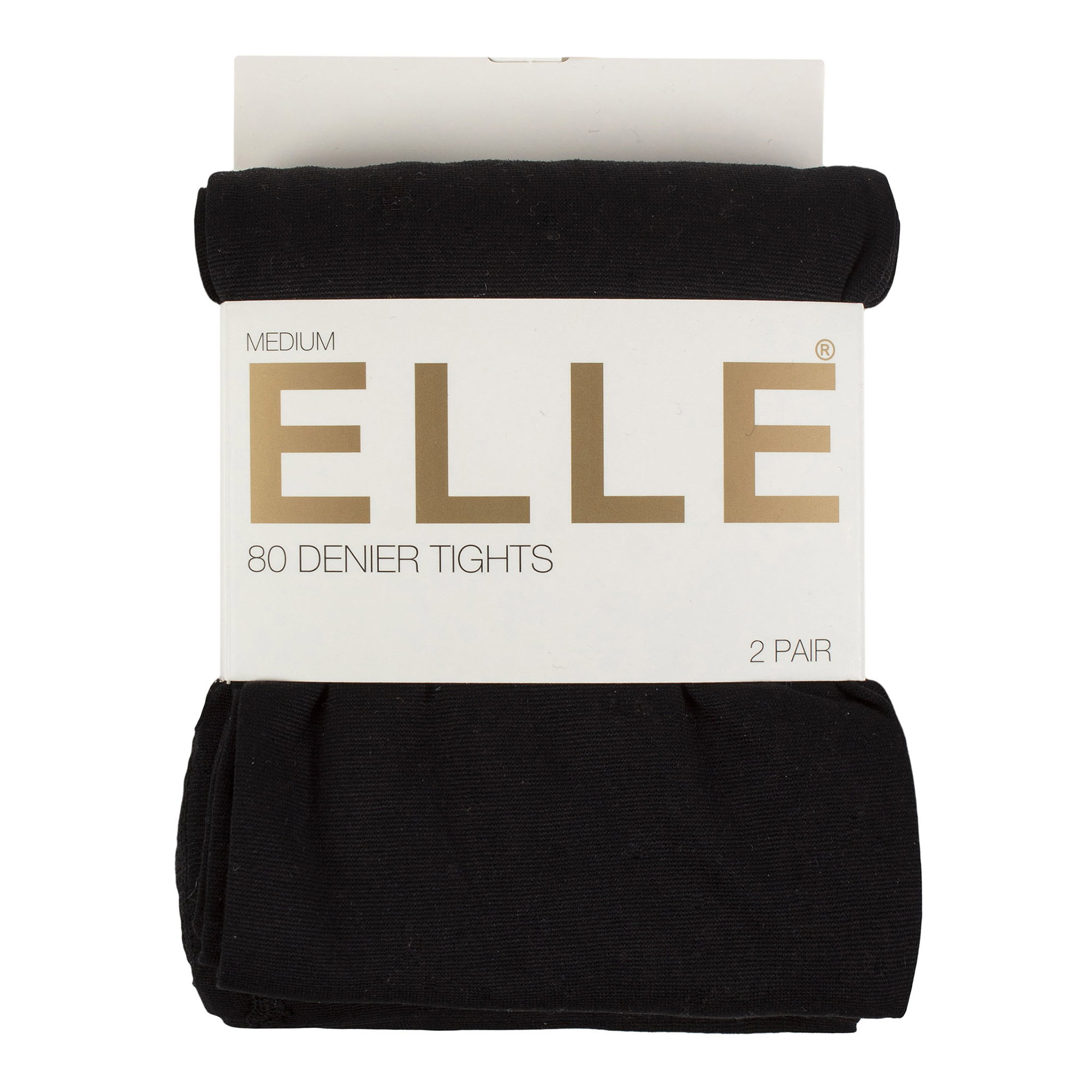 Black 2 Pack 80 Denier Soft Opaque Tights, Image 3 of 3
