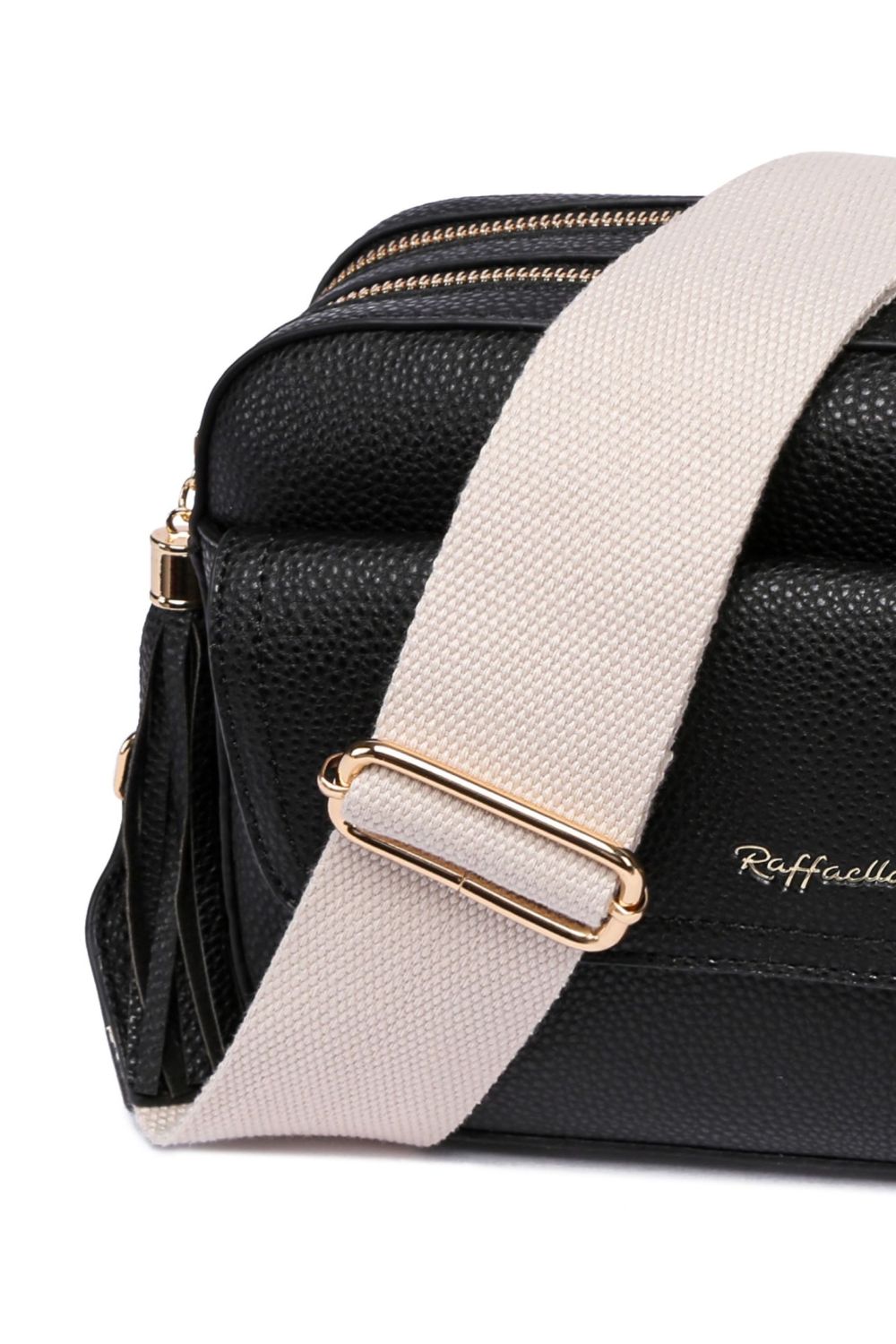 Black Cross Body Front Pocket Camera Bag, Image 2 of 2