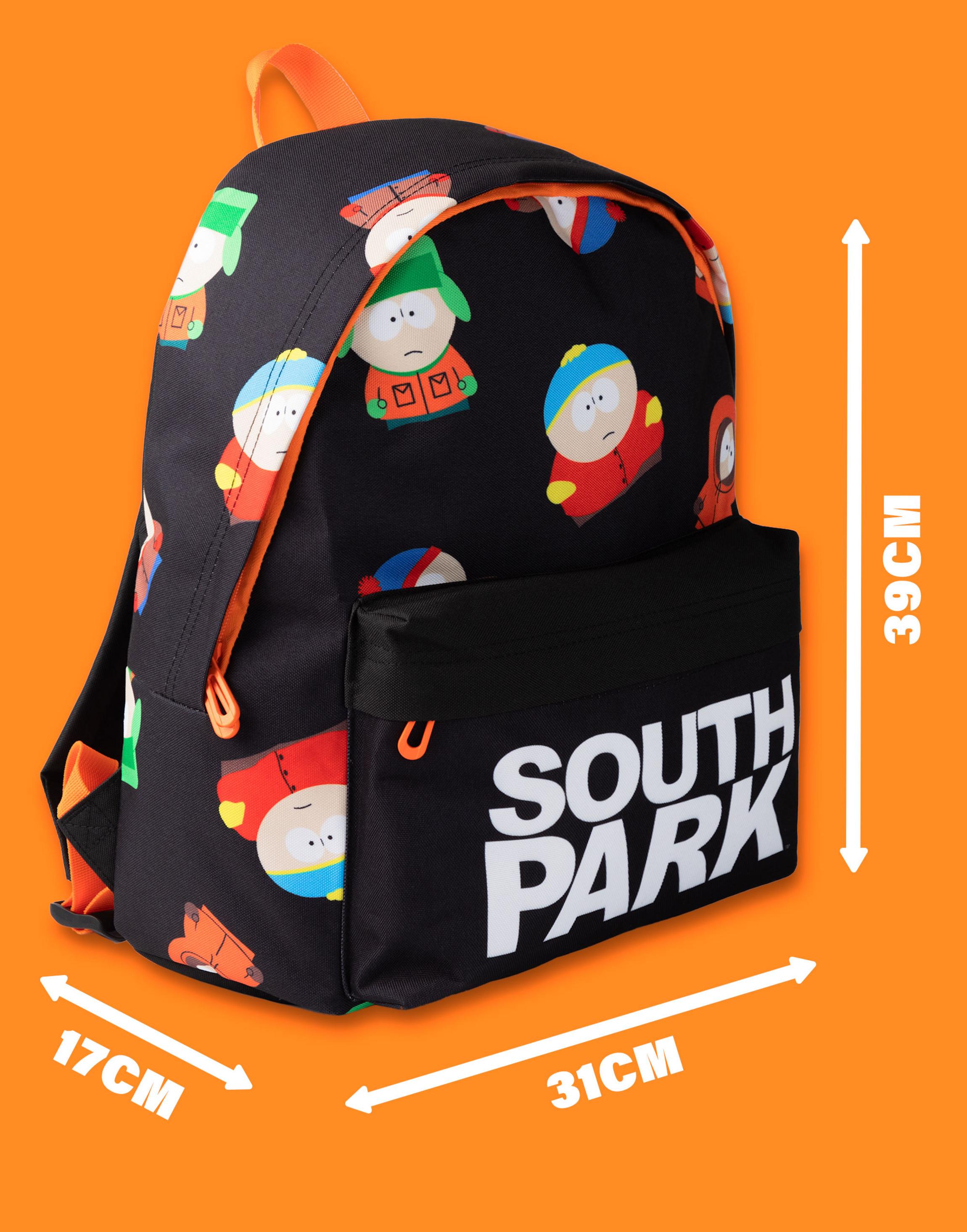 Multi South Park Character All Over Print Backpack, Image 3 of 6