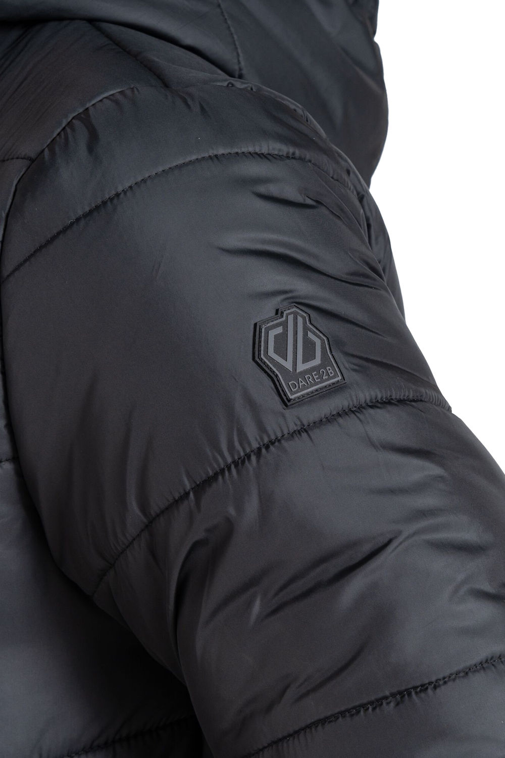 Black Dare 2B Black Distinguish Baffled Padded Jacket, Image 3 of 4