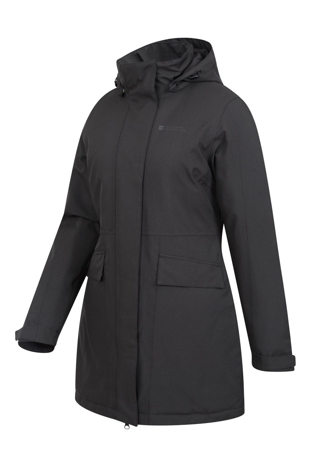 Black Rain On Waterproof Padded Jacket, Image 3 of 4