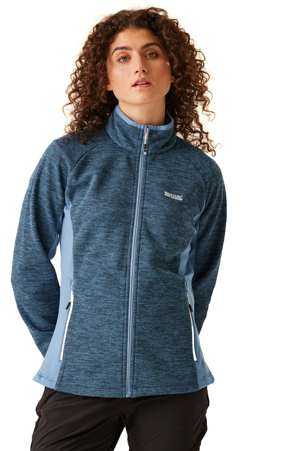 Blue Highton IV Full Zip Fleece Jacket, Image 4 of 5