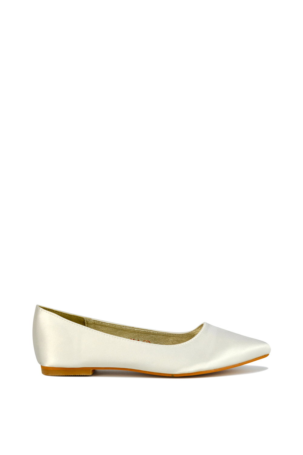 Black 'Alessia' Pointed Toe Low Heel Bridal Ballerina Pump Shoes